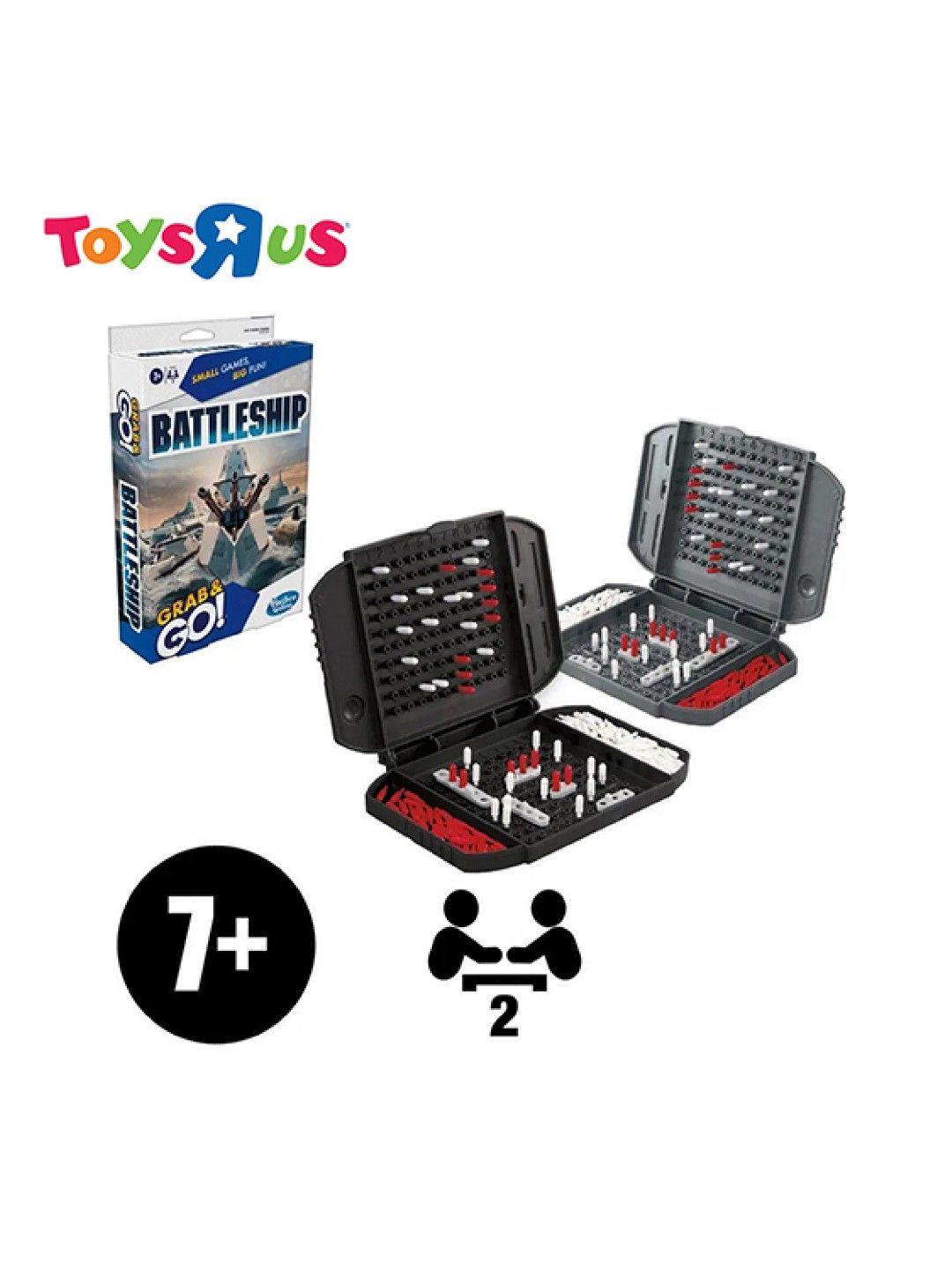 Toys R Us Hasbro Gaming Grab and Go! Battleship Portable Game (No Color- Image 2)