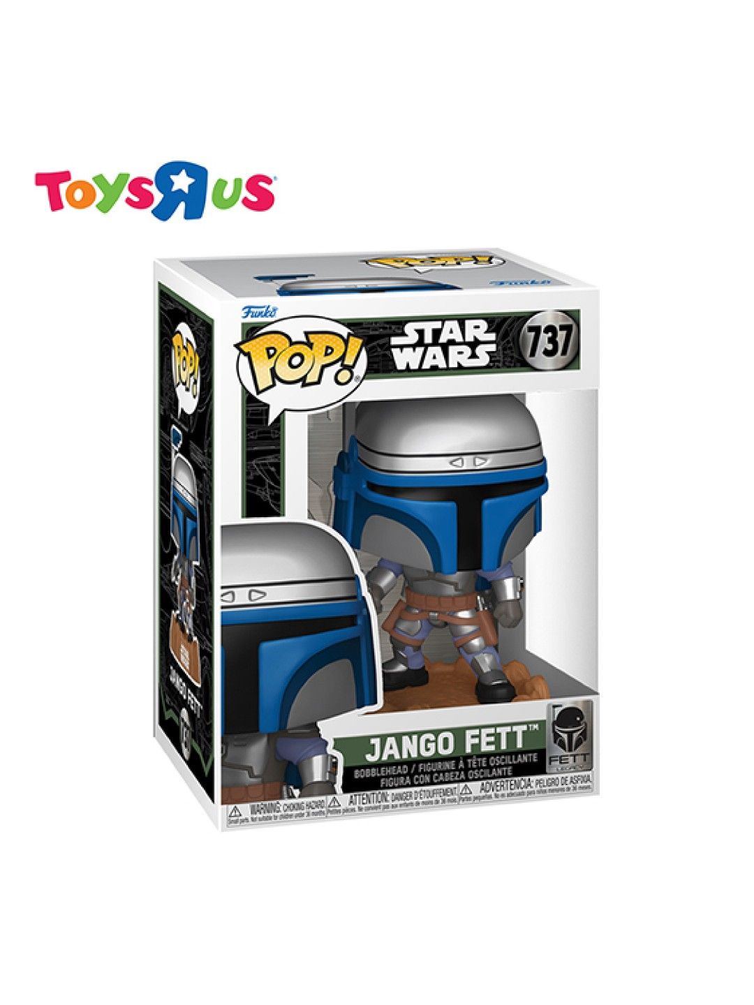 Toys R Us Funko Pop! Star Wars - Jango Fett #737 (No Color- Image 2)