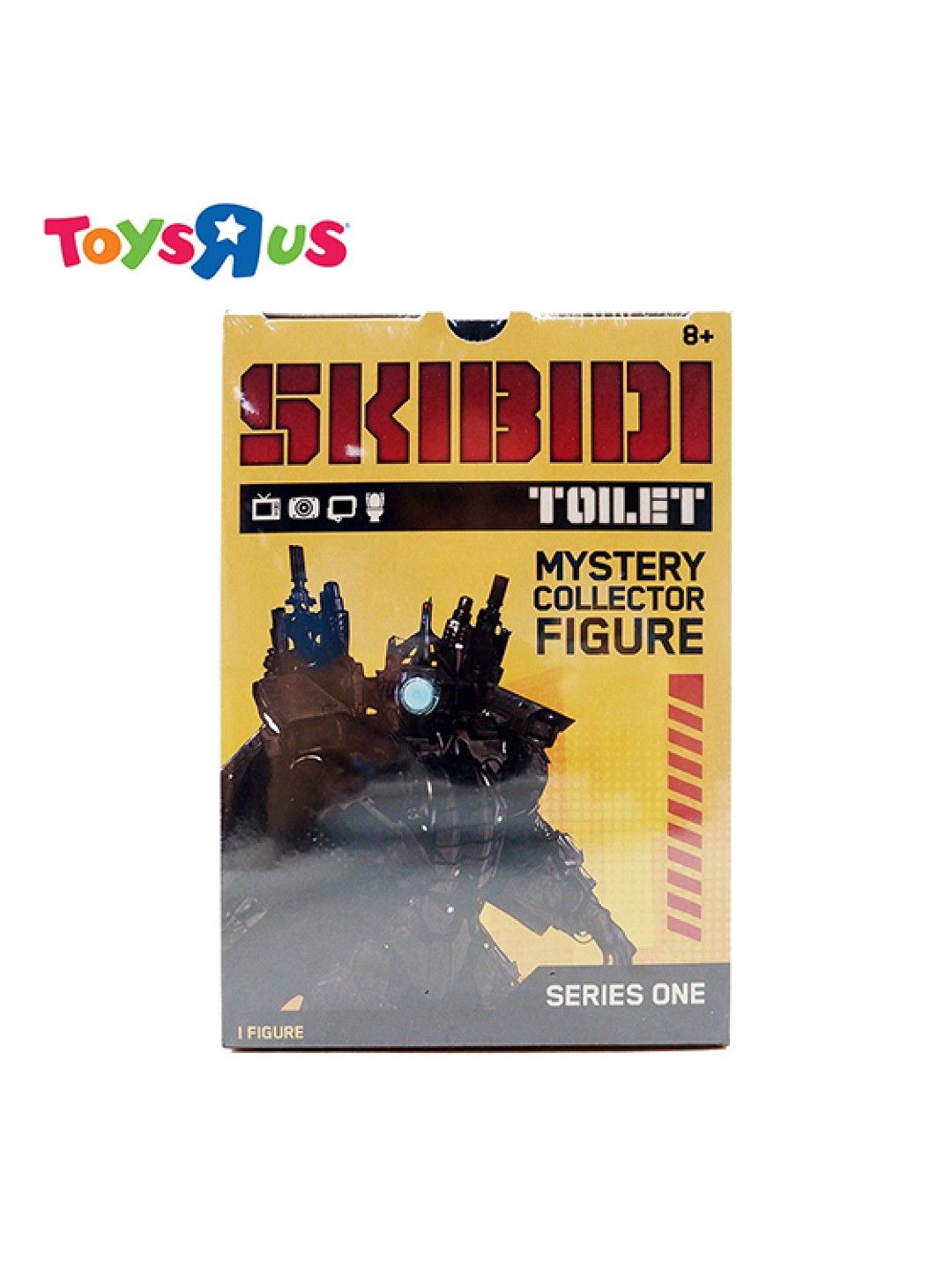 Toys R Us Bonkers Toys Skibidi Toilet Mystery Collector Figures Single Pack - Series One (No Color- Image 1)