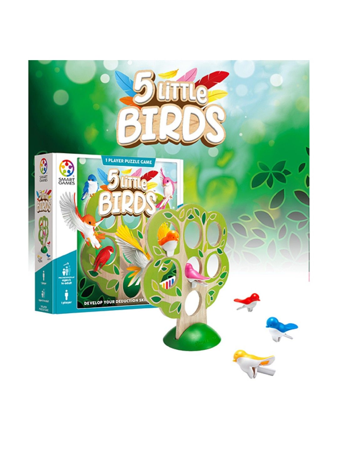 Toys R Us Smart Games - Five Little Birds (No Color- Image 2)