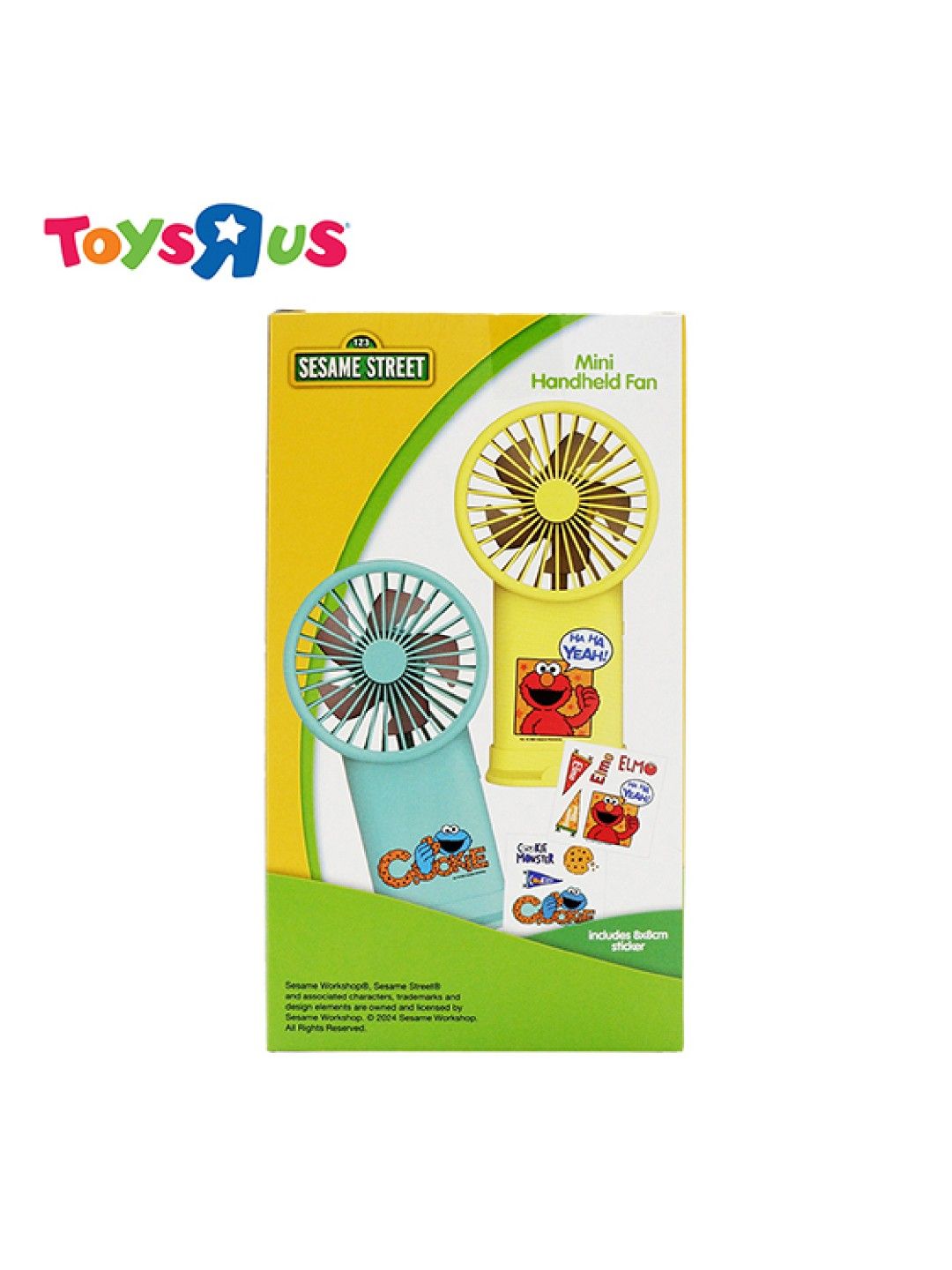 Toys R Us 123 Sesame Street Mini Handheld Fan (Yellow) (No Color- Image 4)