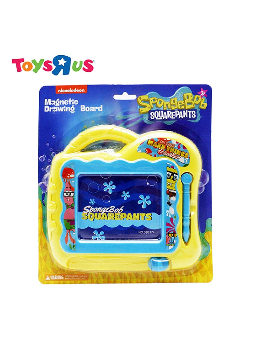 Toys R Us Nickelodeon Spongebob Squarepants Magnetic Drawing Board (No Color- Image 1)