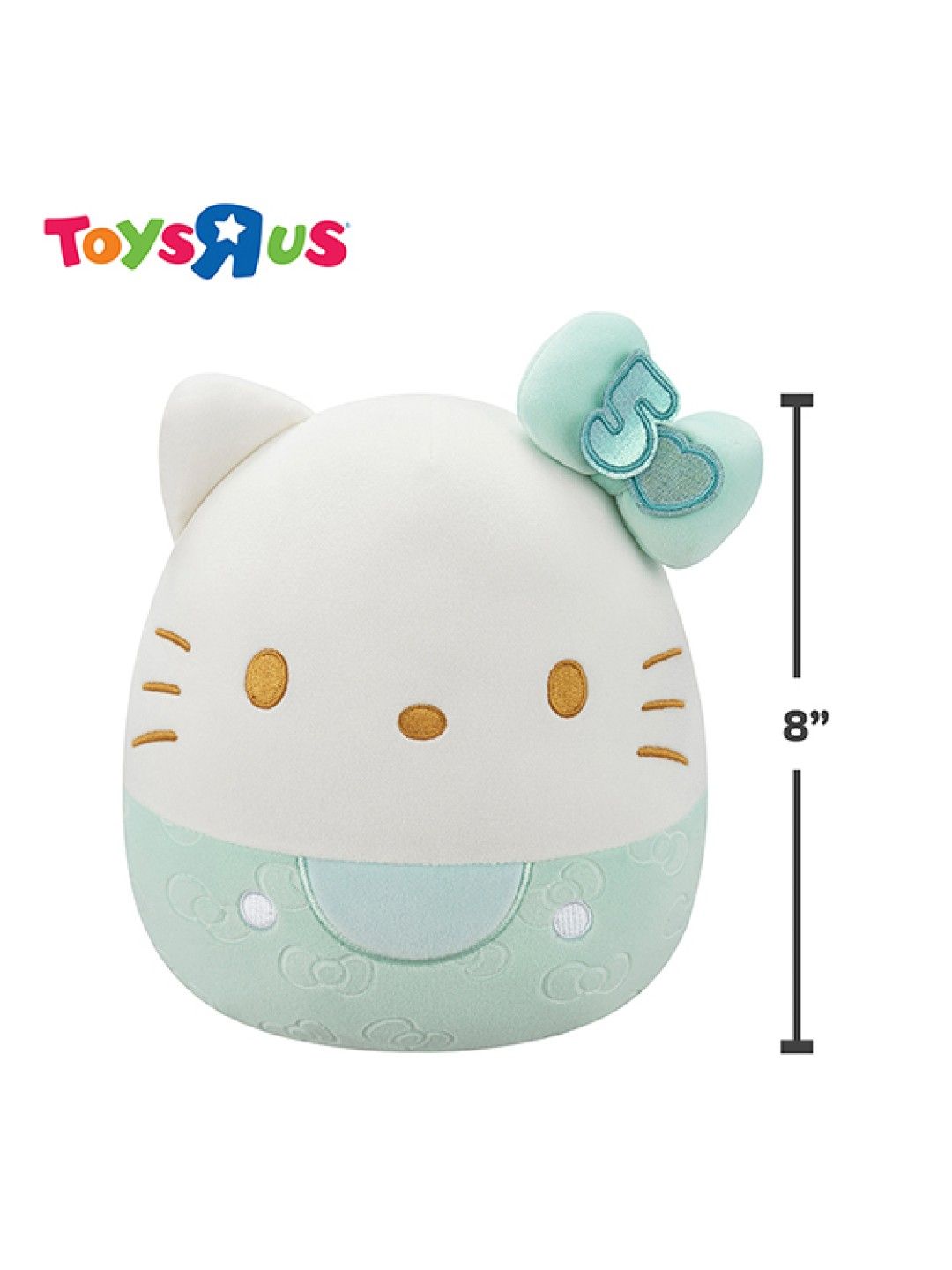 Toys R Us Squishmallows Hello Kitty 50th Anniversary 8 Inch Small Plush Toy (Green- Image 2)