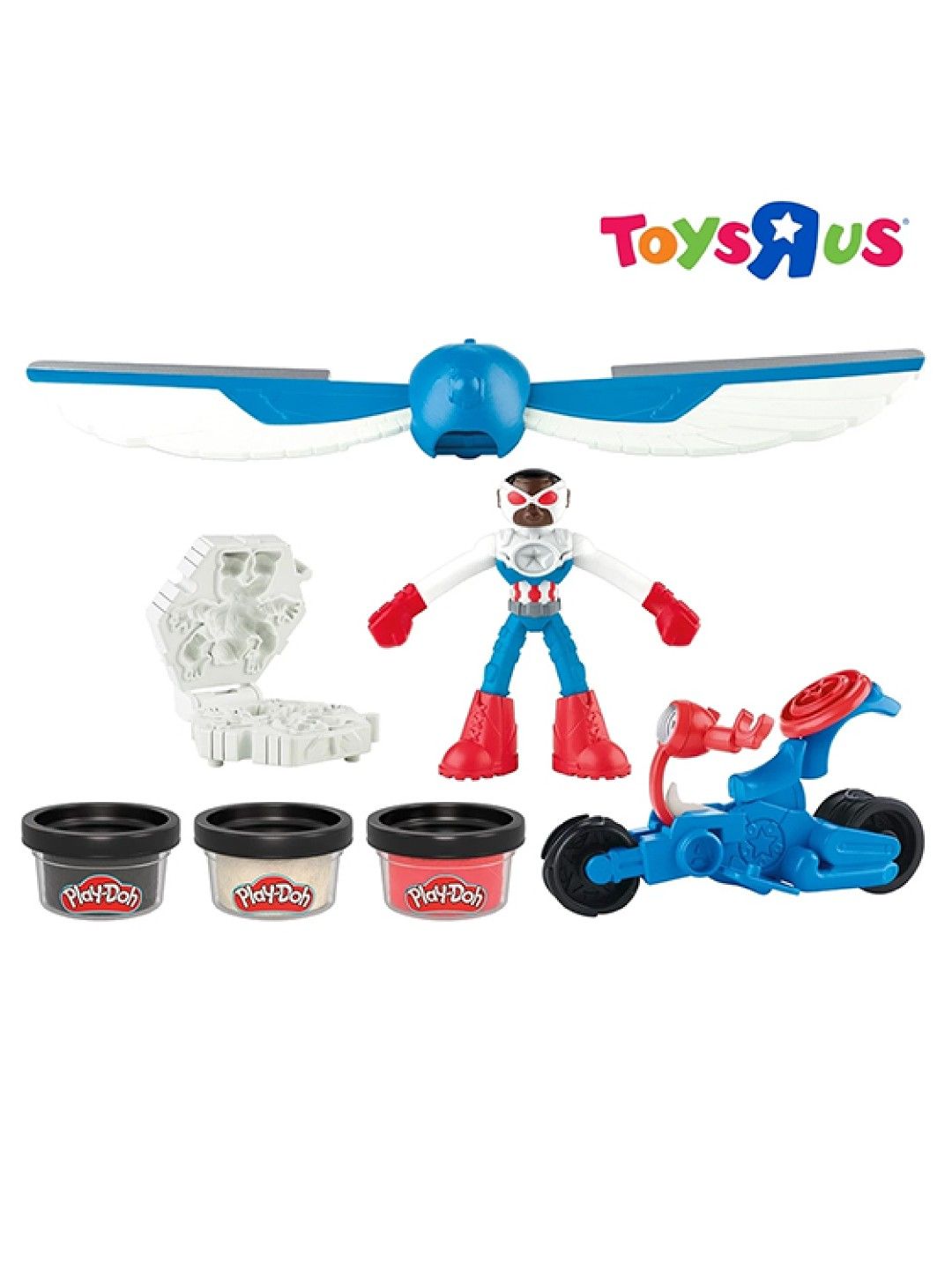 Toys R Us Play-Doh Captain America Moto Slicer (No Color- Image 3)