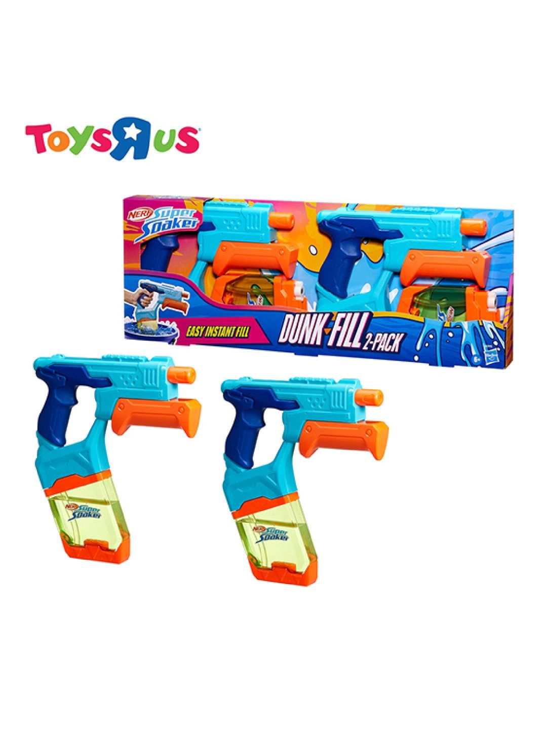 Toys R Us Nerf Super Soaker Dunk-Fill 2-Pack Water Blaster (No Color- Image 1)