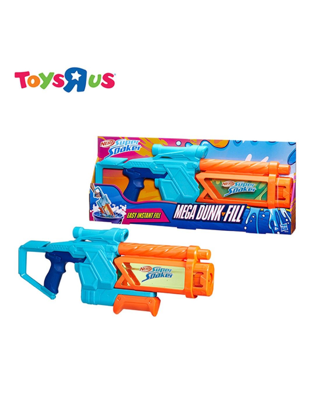Toys R Us Nerf Super Soaker Mega Dunk Fill Water Blaster (No Color- Image 1)