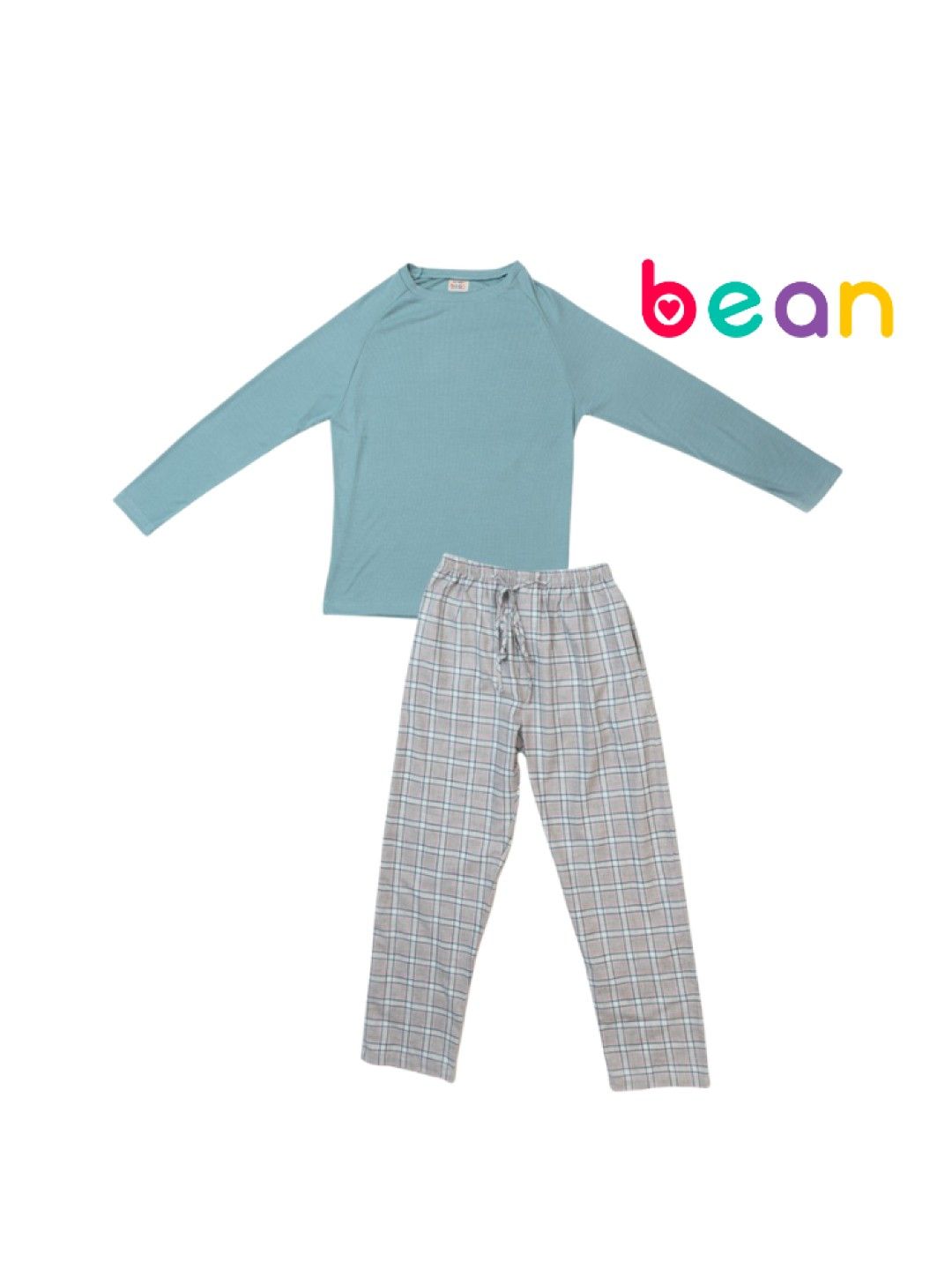 bean fashion Plaid Sleep Pajama Set for Dad