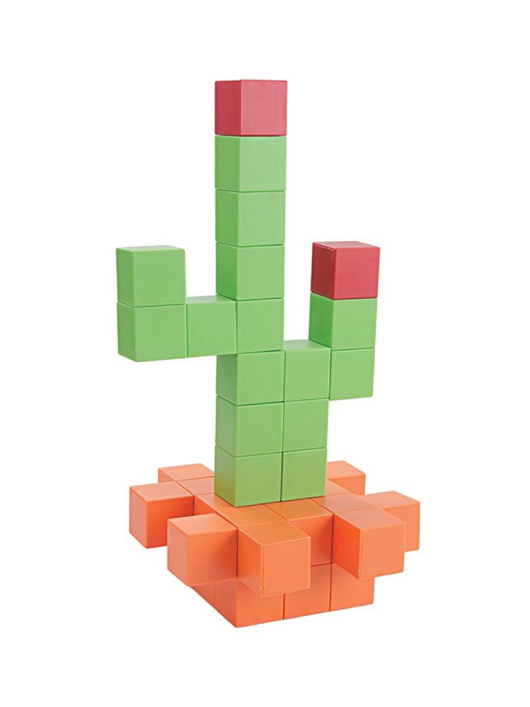 Magnetic Blocks Magnetic Building Blocks Educational Puzzle Toy Color Cubes 64pcs. (No Color- Image 3)