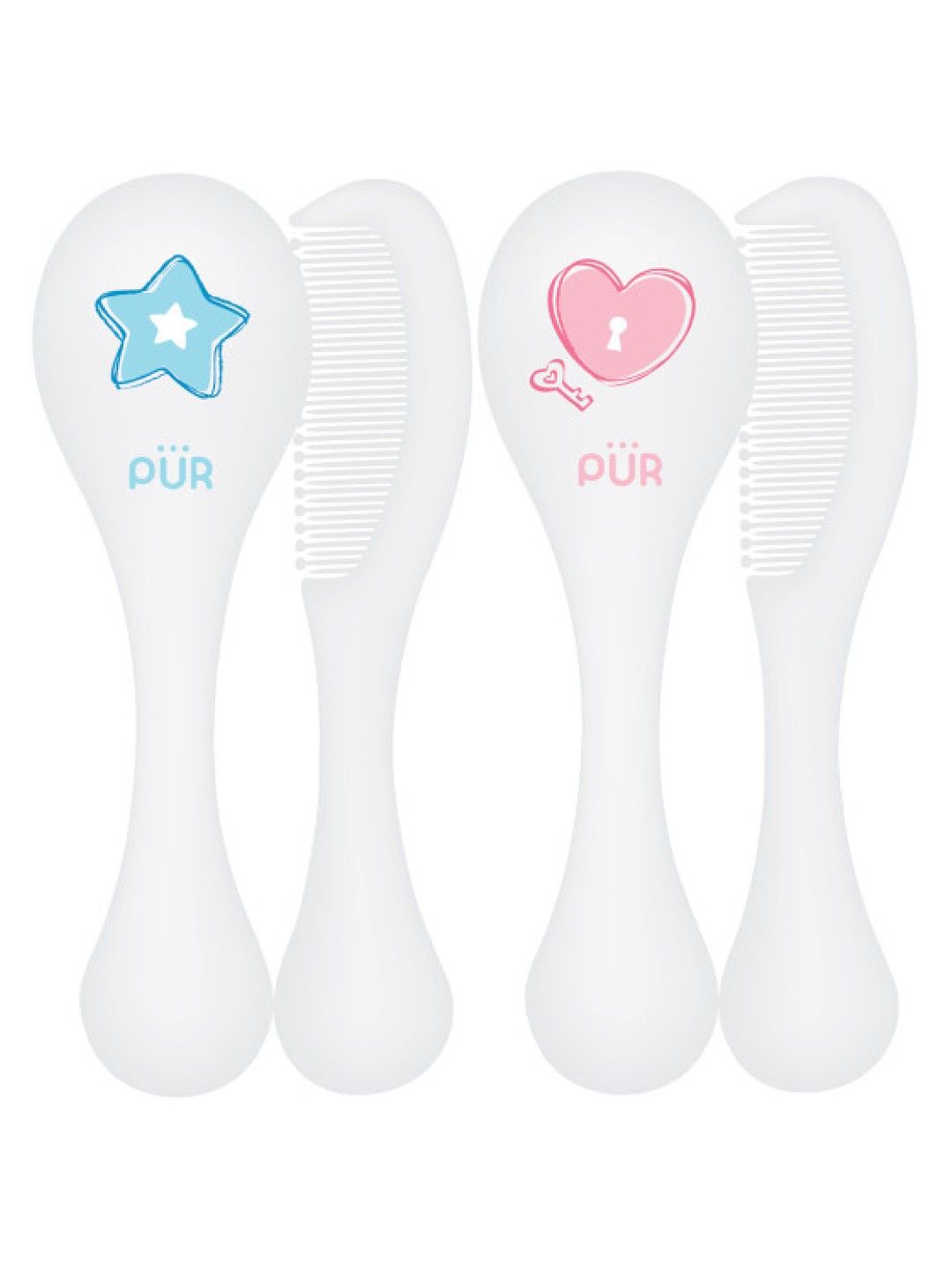 Pur Brush and Comb (Blue- Image 2)