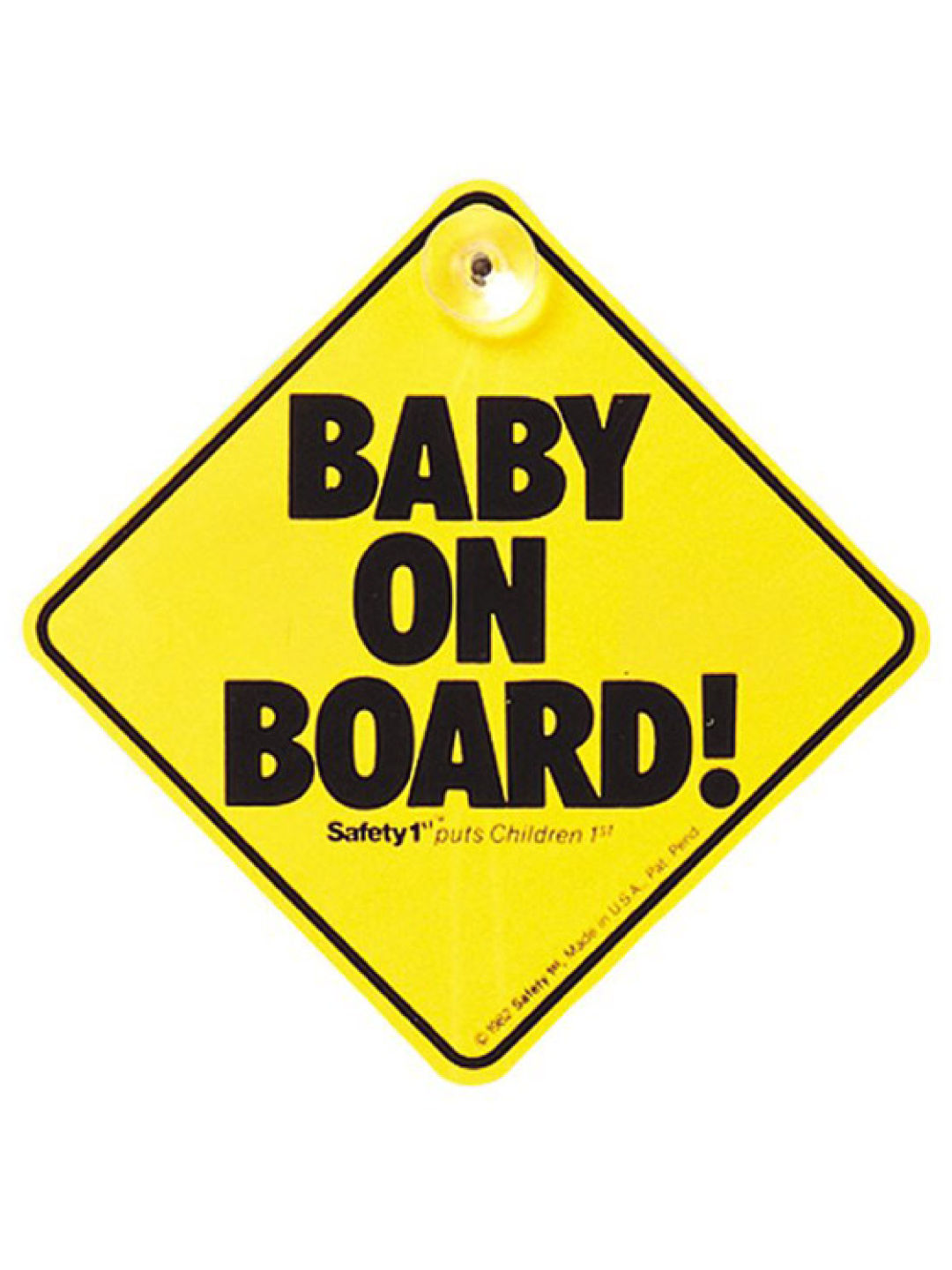 Safety 1st Baby on Board Sign (No Color- Image 1)