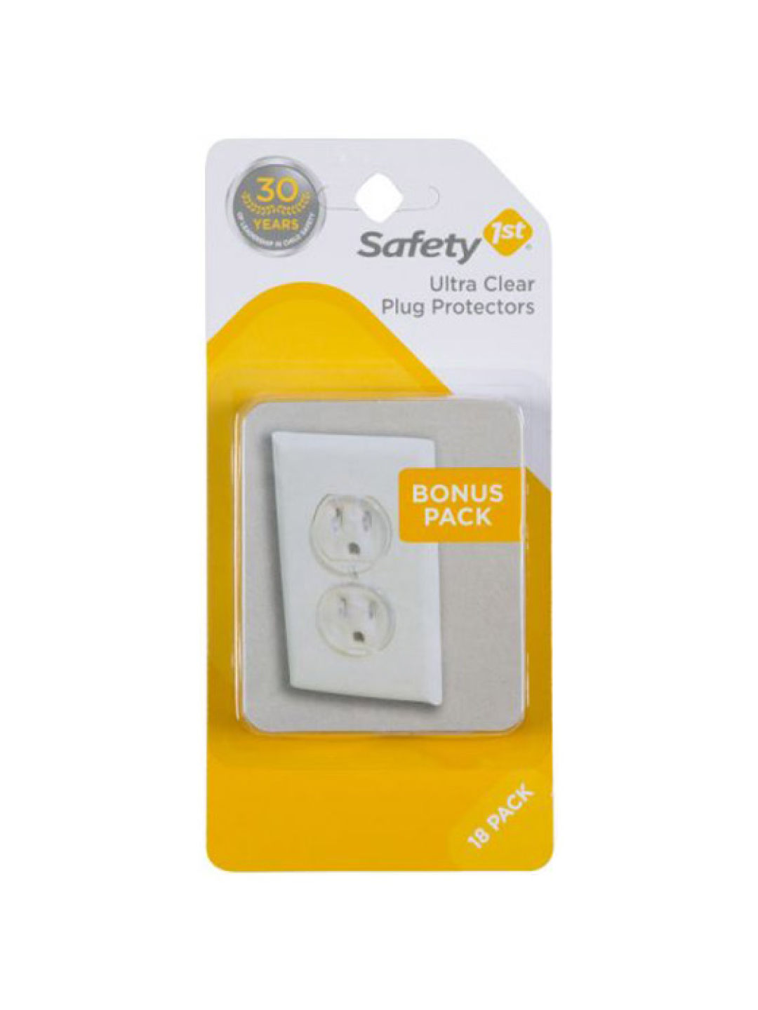 Safety 1st Ultra Clear Outlet Plug Protectors (12 pcs)
