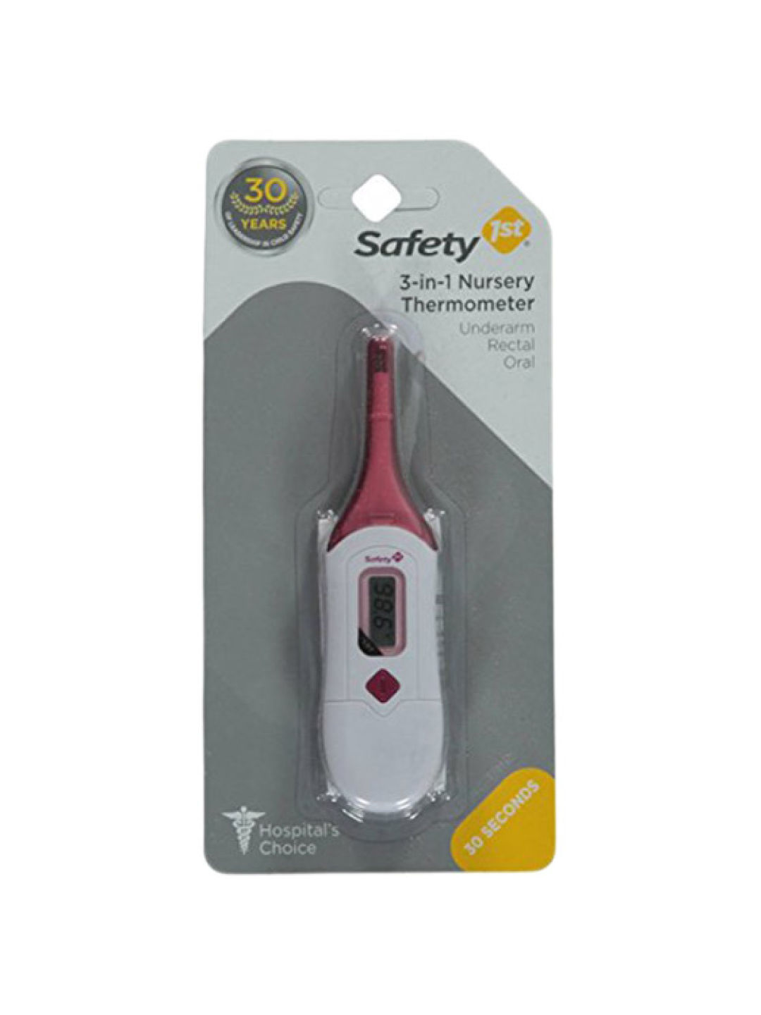 Safety 1st 3-in-1 Nursery Thermometer (Ripe Raspberry- Image 2)