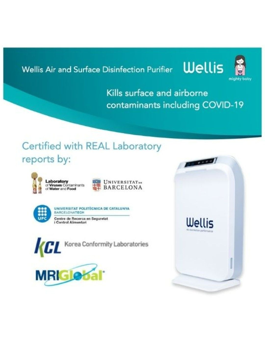 Wellis Air And Surface Disinfection Purifier (No Color- Image 3)