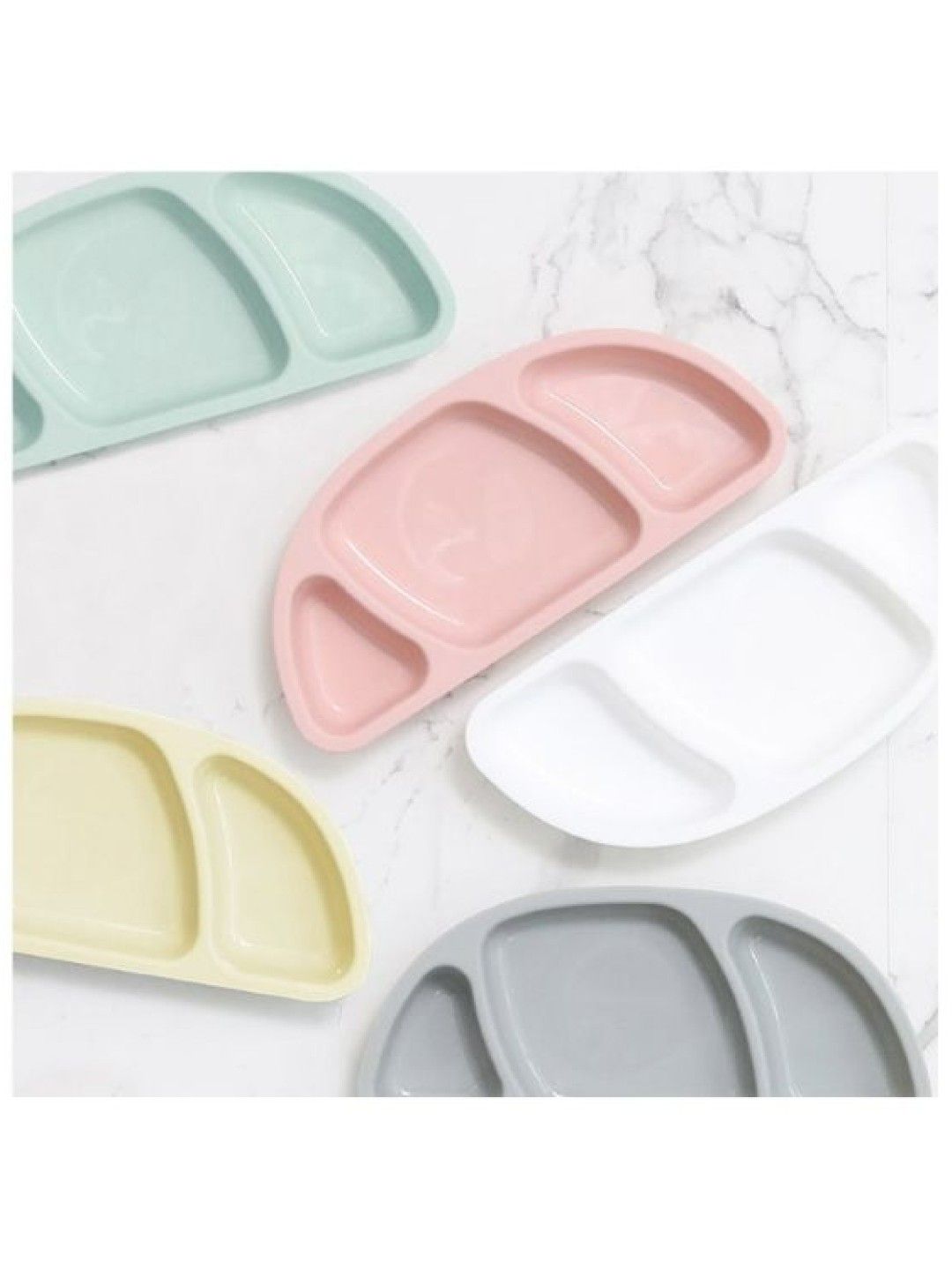 Jellymom Silicone Food Tray (White- Image 2)