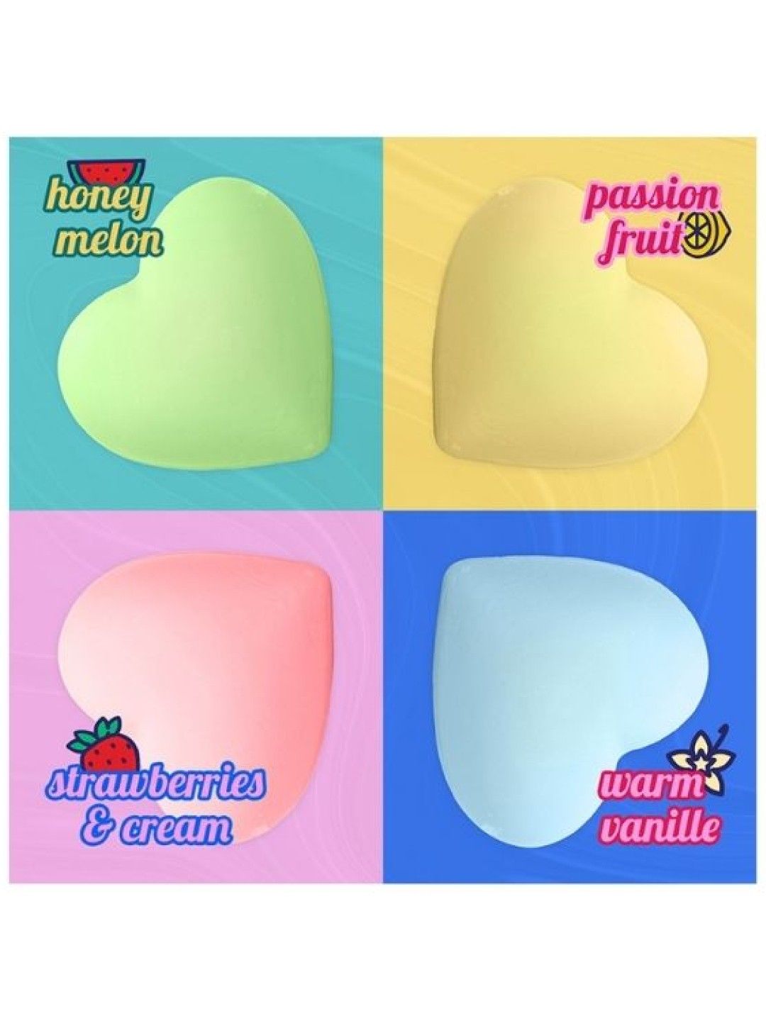 Scenti Heart Bonbons Handmade Goats Milk Soap (100g) (Honey Melon- Image 3)