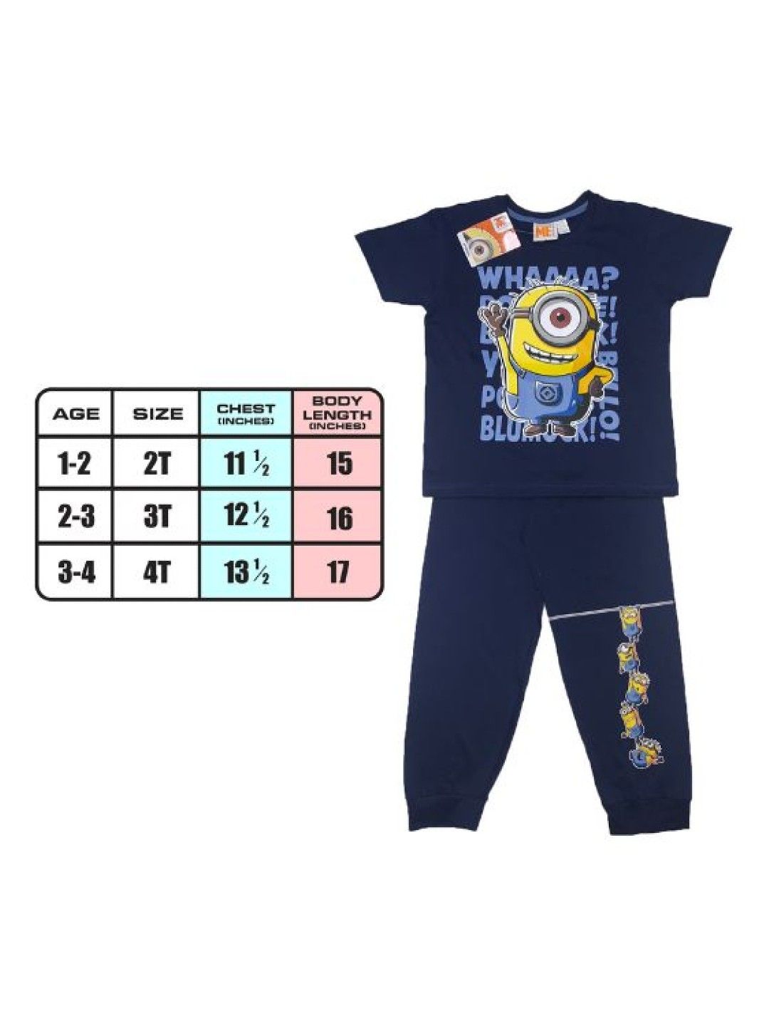 Despicable Me Minions Carl Expressions Pajama Set (No Color- Image 4)