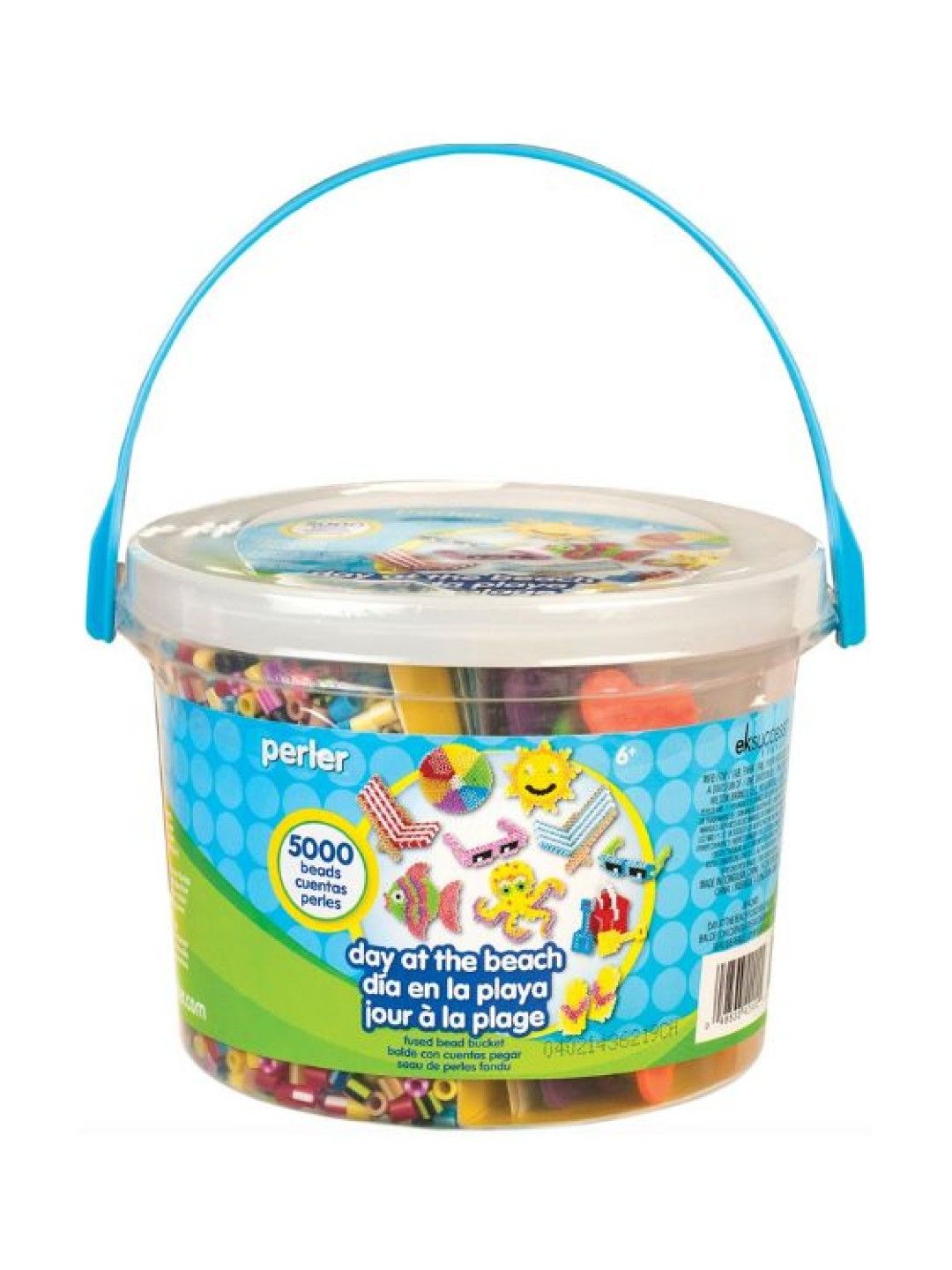 Perler Beads Day At The Beach Fused Beads Activity Bucket (No Color- Image 1)