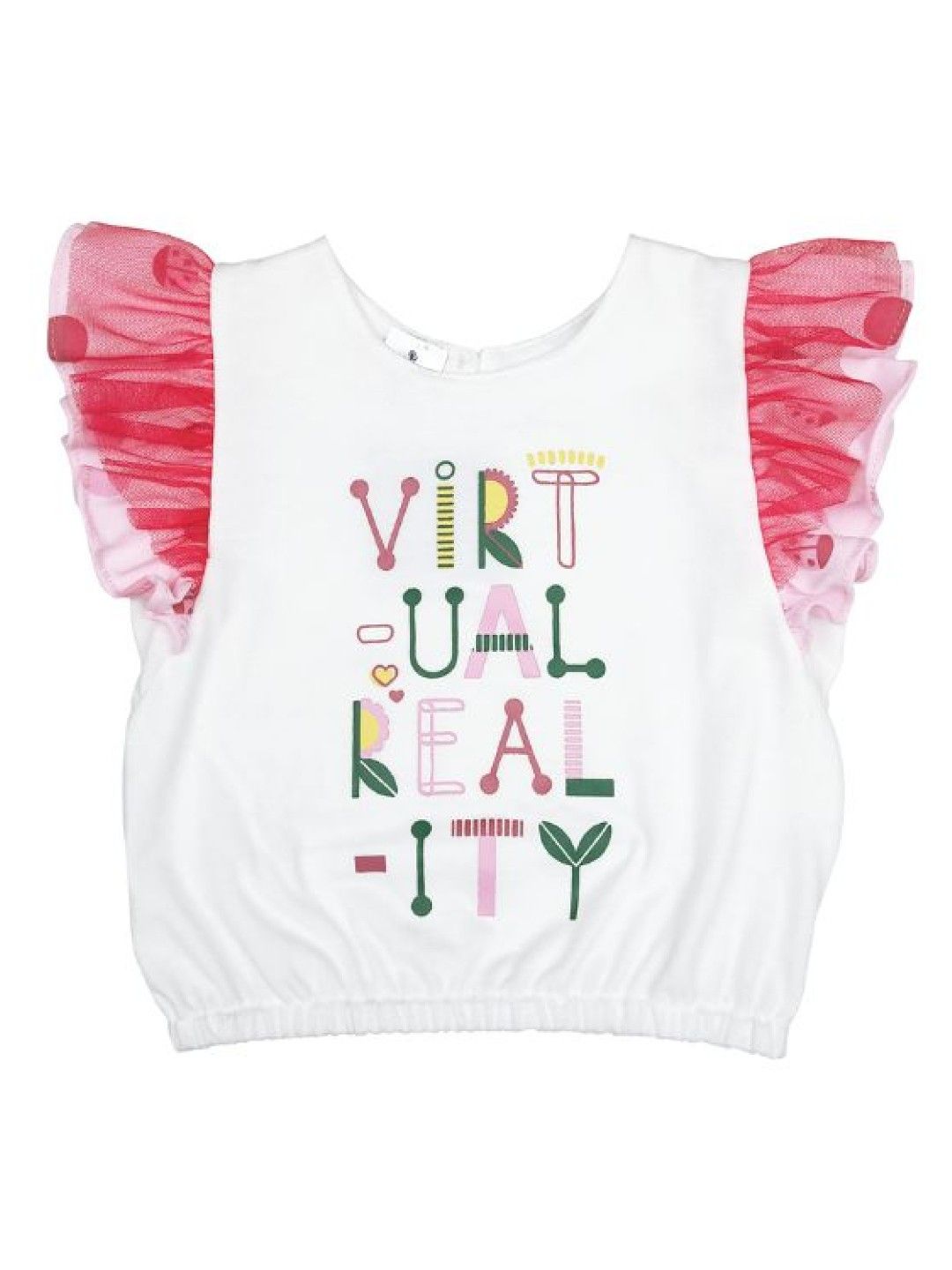 Looms Girls Sleeveless Blouse - Techno Flora Collection (No Color- Image 1)