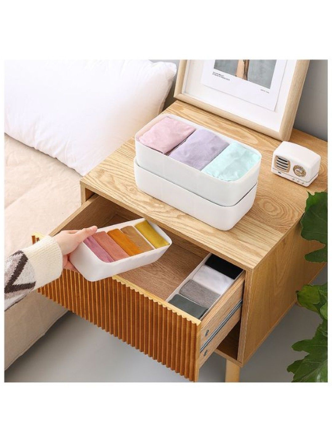 Scenti Drawer Organizer for Socks or Underwear (3 dividers- Image 4)