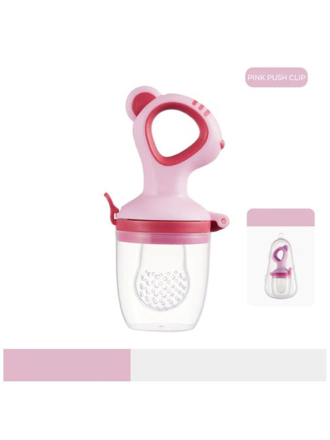 BabyPro Fresh Food Fruit Feeder Teether (Pink- Image 2)