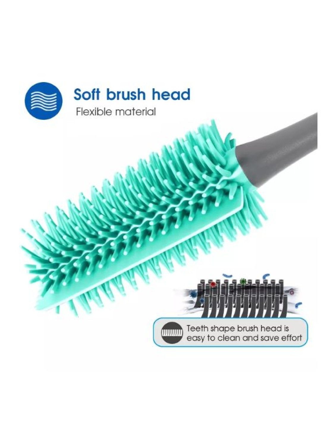 Huppy Buppy Silicone Bottle Brush (No Color- Image 2)