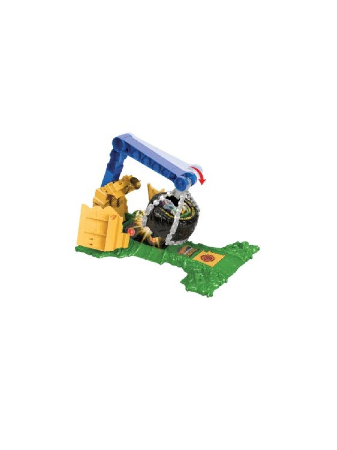 Hot Wheels Monster Trucks Toy Truck & Playset, Rhinomite Chargin' Challenge (No Color- Image 3)