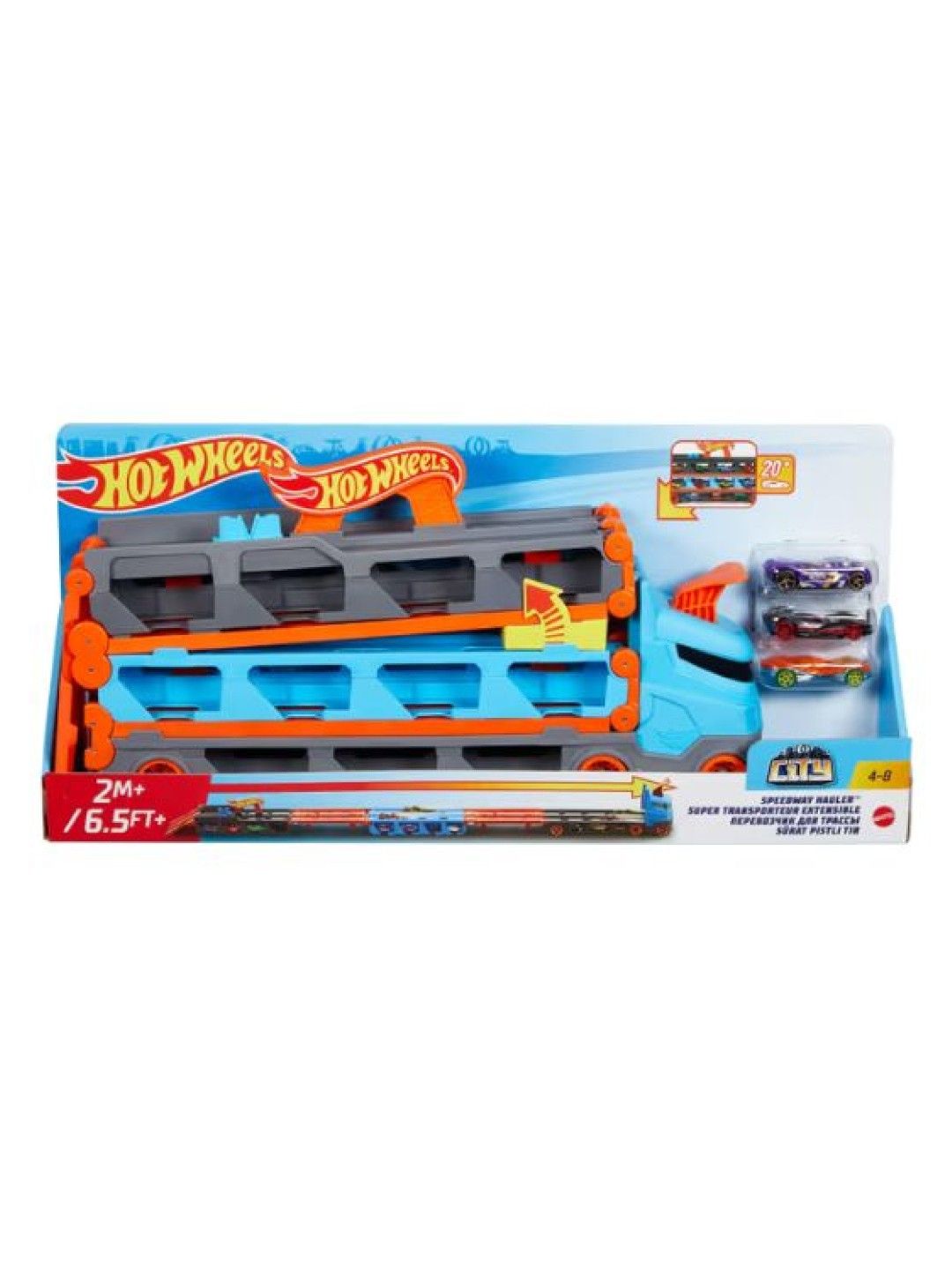 Hot Wheels GVG37 HW Speedway Hauler (No Color- Image 4)