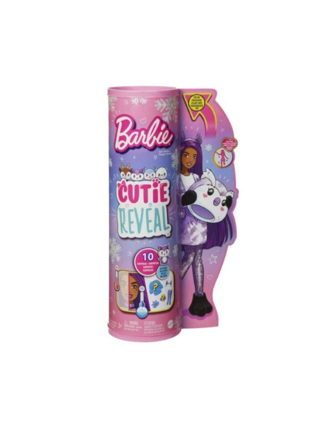 Barbie Cutie Reveal Doll Owl (No Color- Image 1)