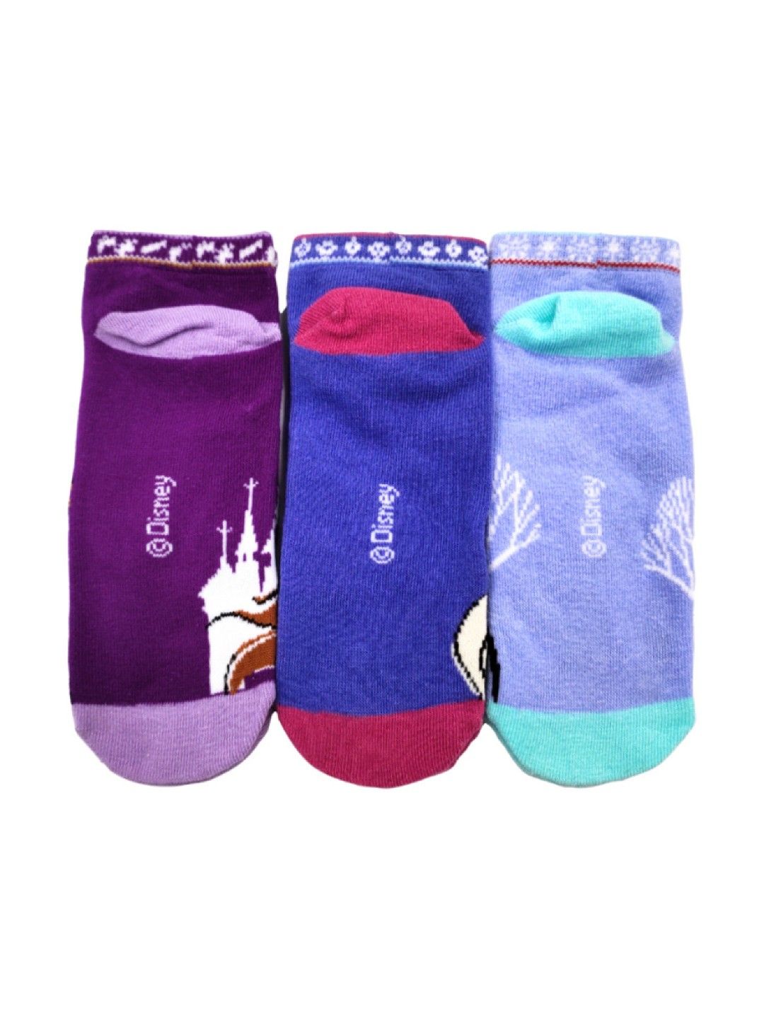 LIL LEGENDS Sneaker Socks (3-Pair Pack) - Frozen Idyllic Wonder Pop Socks (No Color- Image 2)