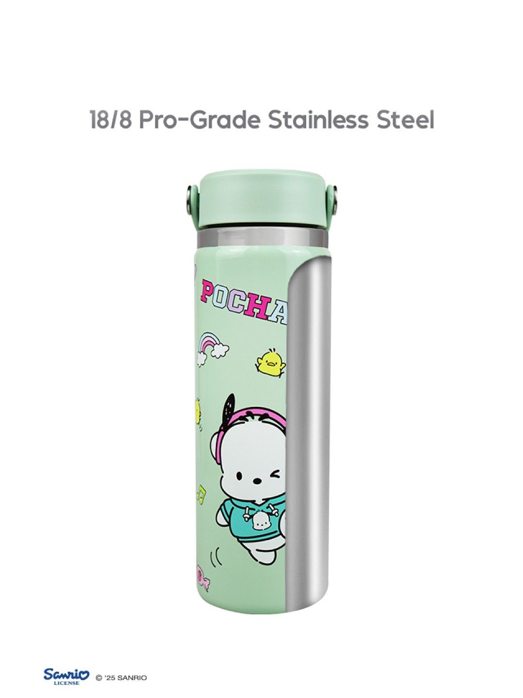 Cherry Sanrio Characters Pochacco Flask 22oz v2 (No Color- Image 3)