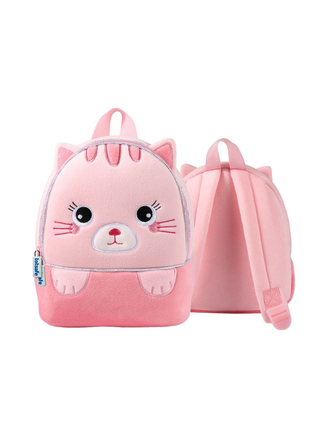 Totsafe Plush Bag - Pink Cat Backpack (No Color- Image 4)