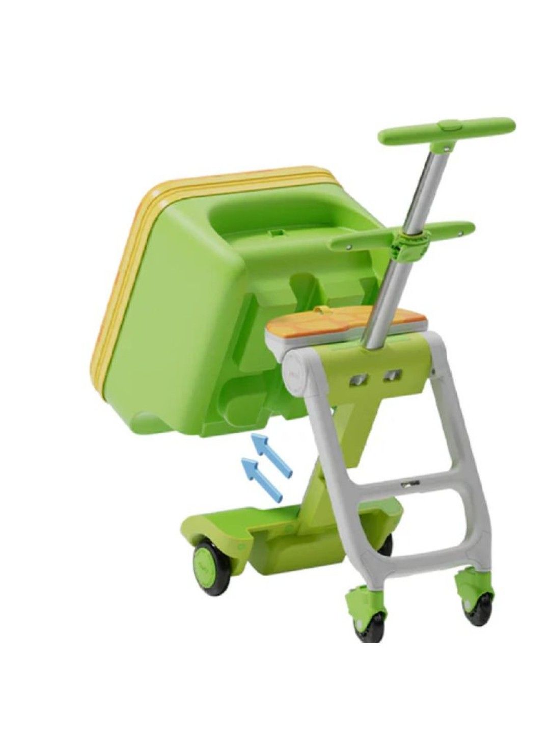 Jovikids 38L Kids Ride On Luggage Green (Green- Image 3)