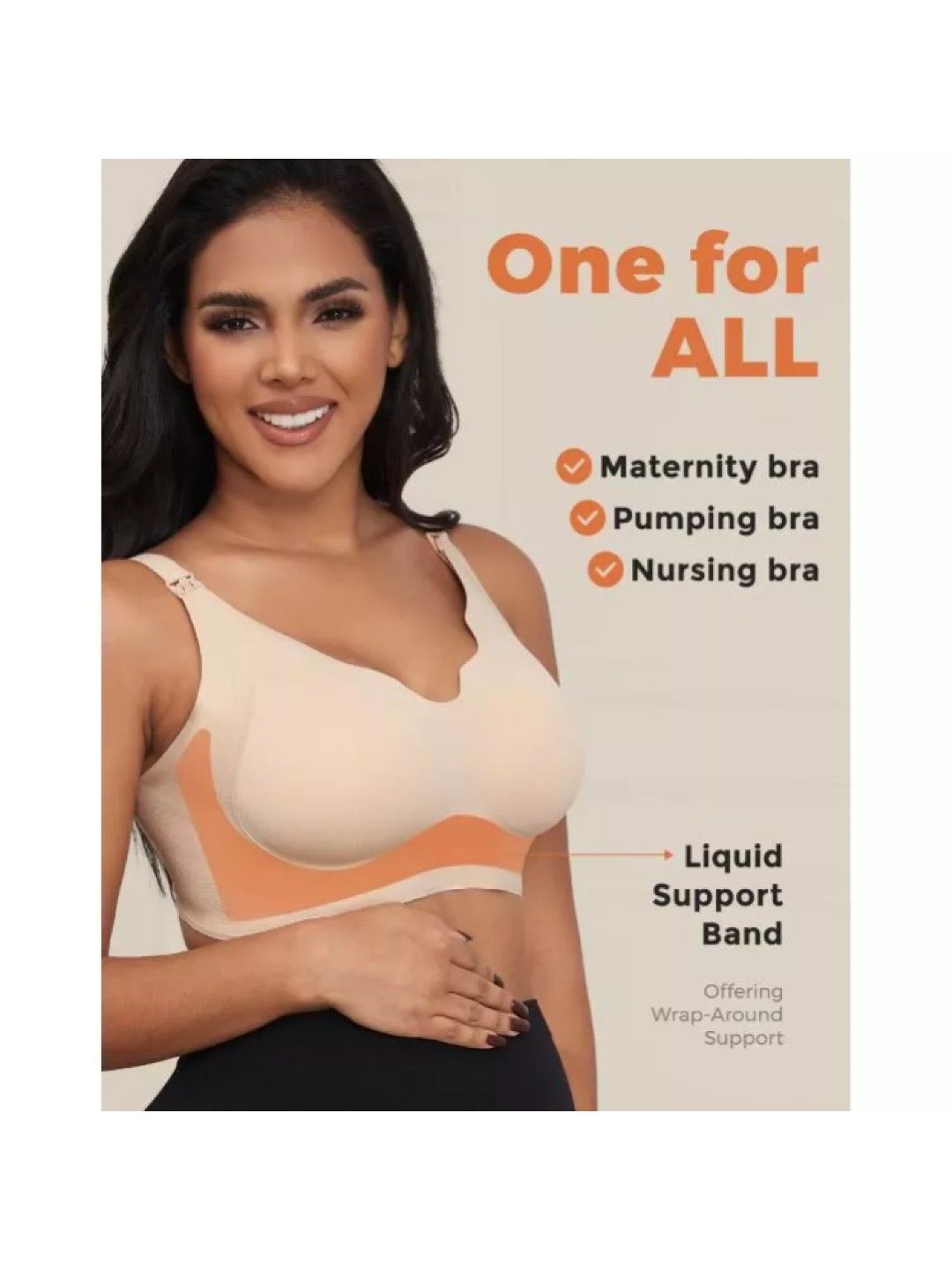 Flow Genevieve Nursing Bra (Black- Image 4)