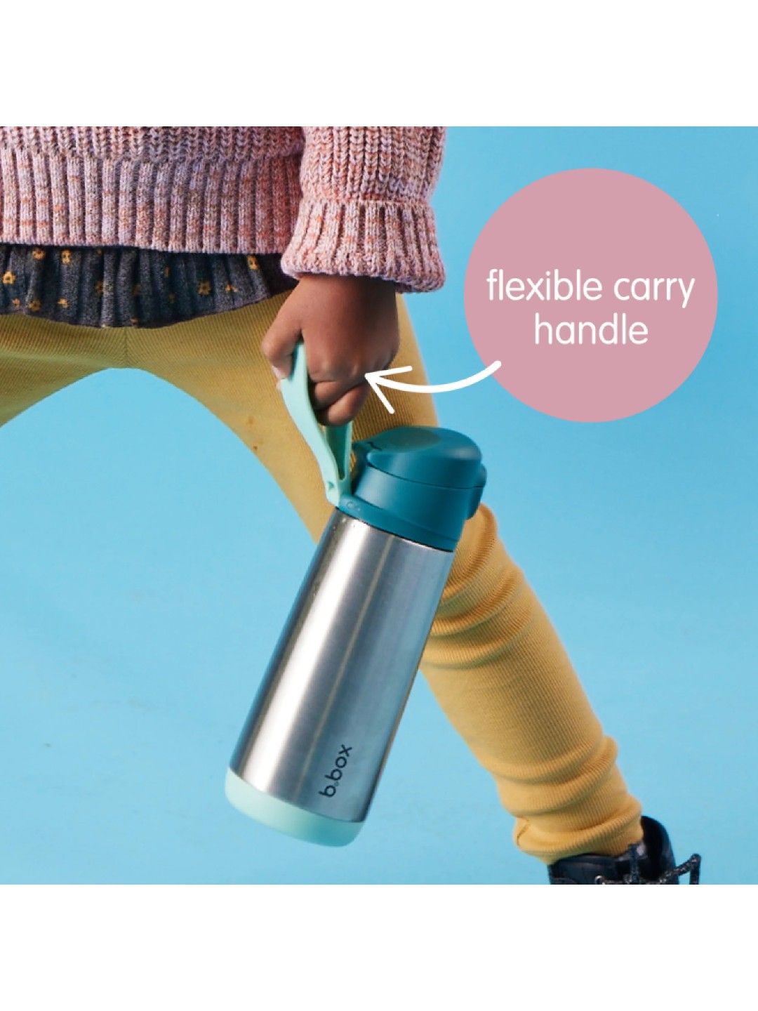 b.box Insulated Sport Spout 500ml (Blush- Image 4)