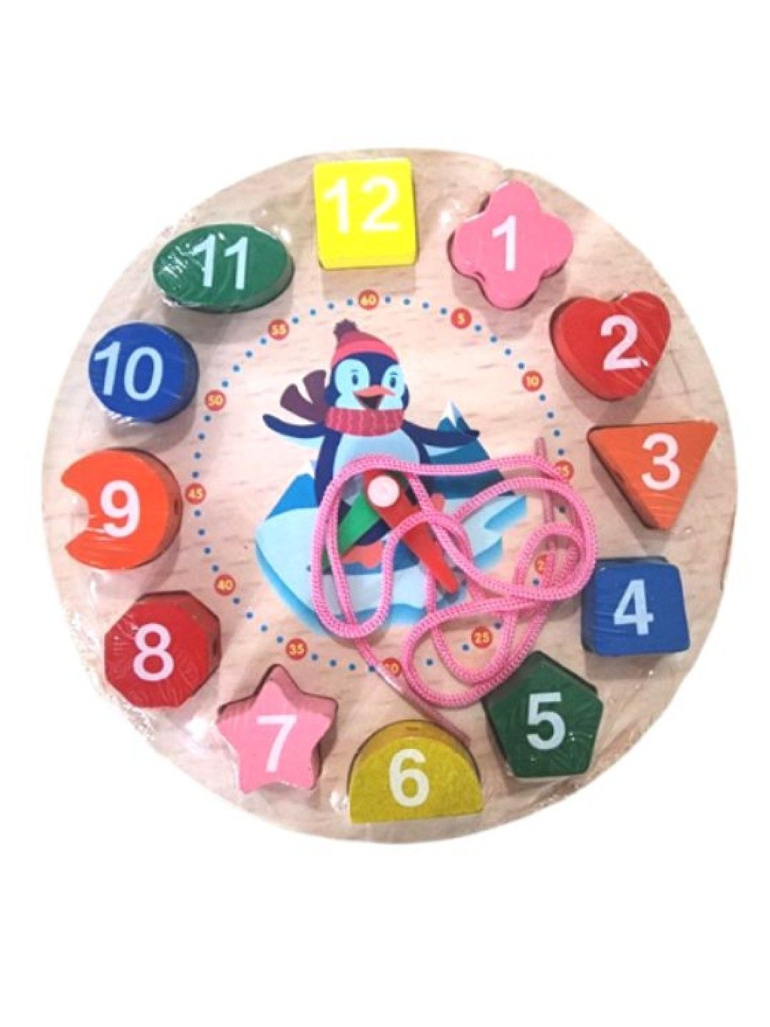 Kodomo Playhouse Wooden Clock (No Color- Image 1)