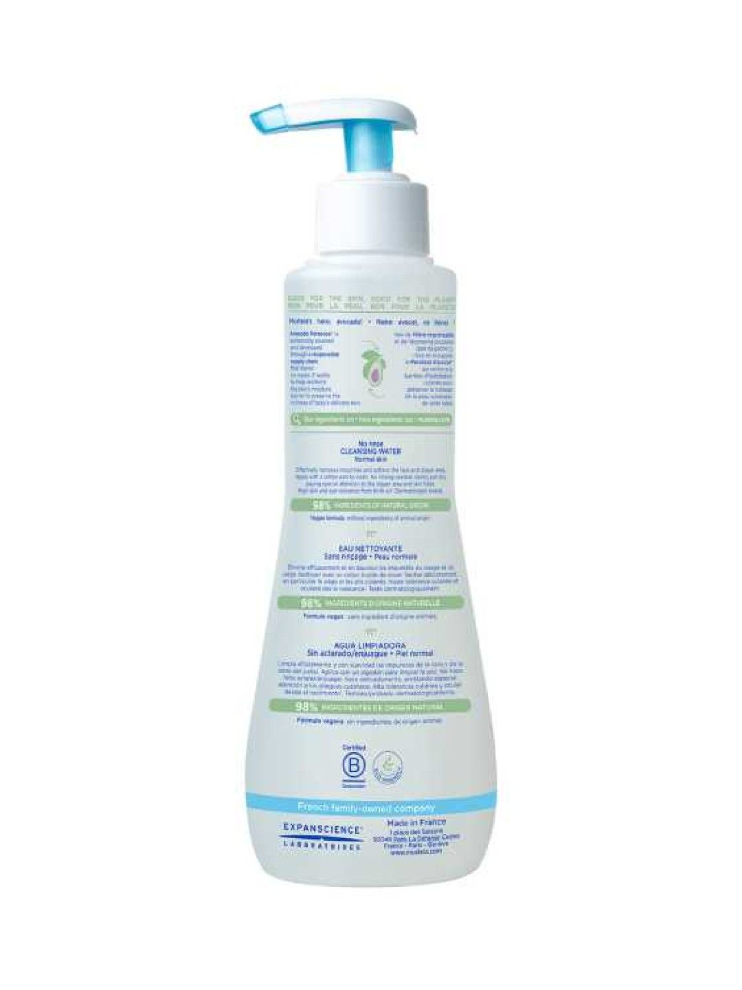 Mustela No Rinse Cleansing Water (300ml) (No Color- Image 2)