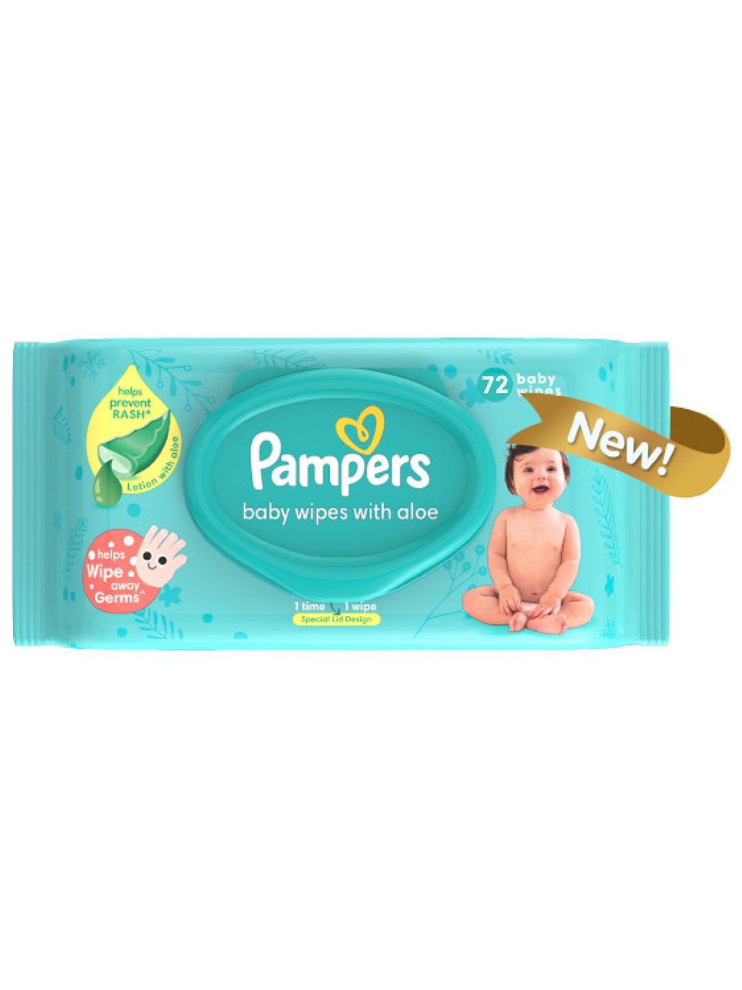 Pampers Baby Wipes with Aloe (72s) (No Color- Image 1)