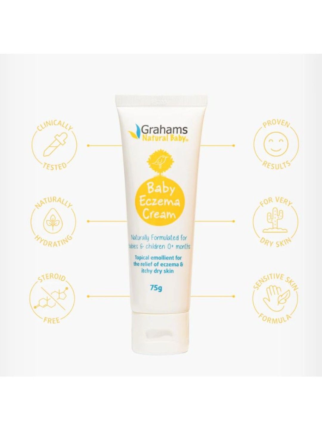 Grahams Natural Baby Eczema Cream (75g) (No Color- Image 2)