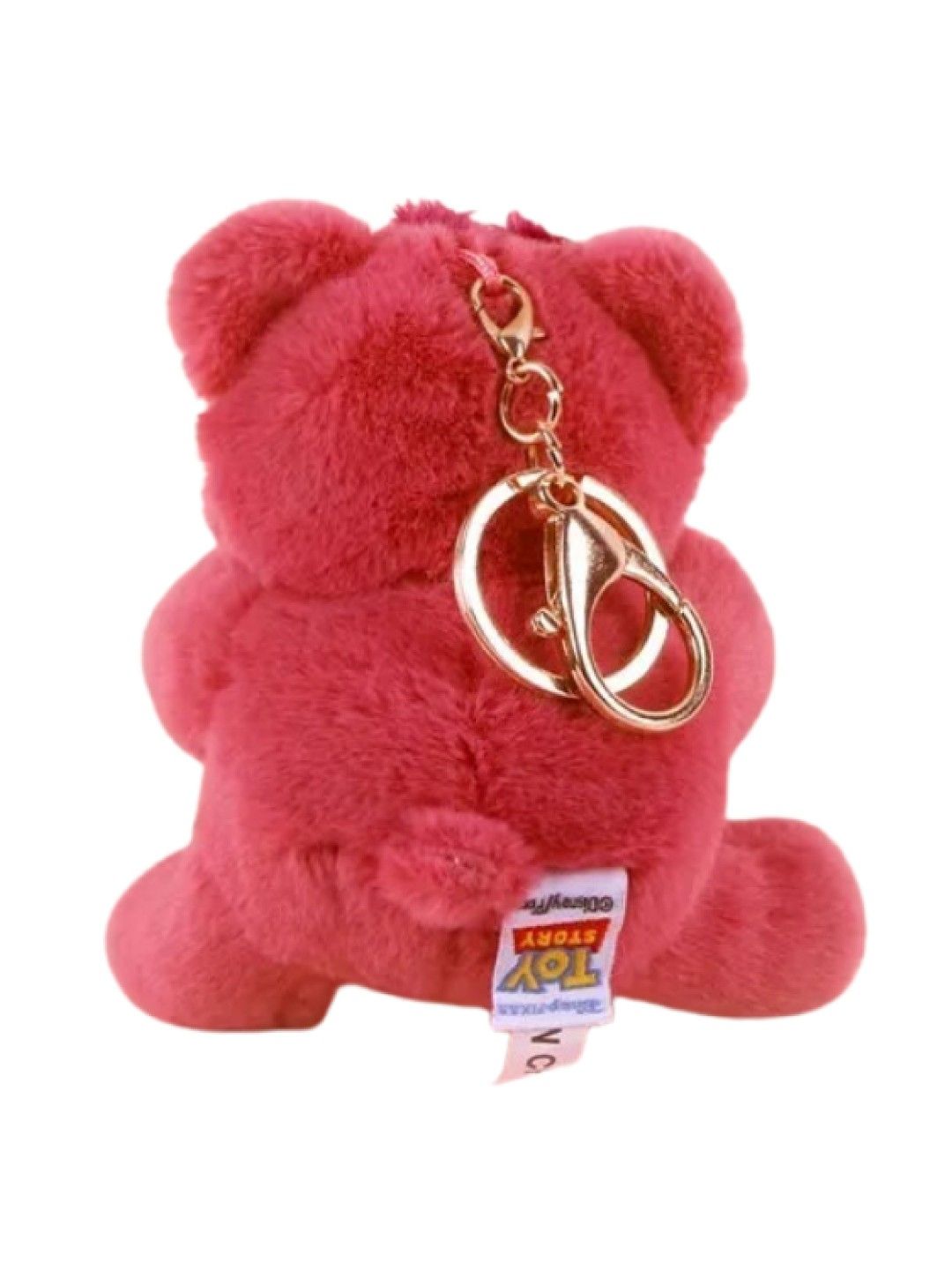 Disney Toy Story Lotso Bear Strawberry KeyRing Keychain Stuffed Plush Doll (Strawberry) (No Color- Image 2)