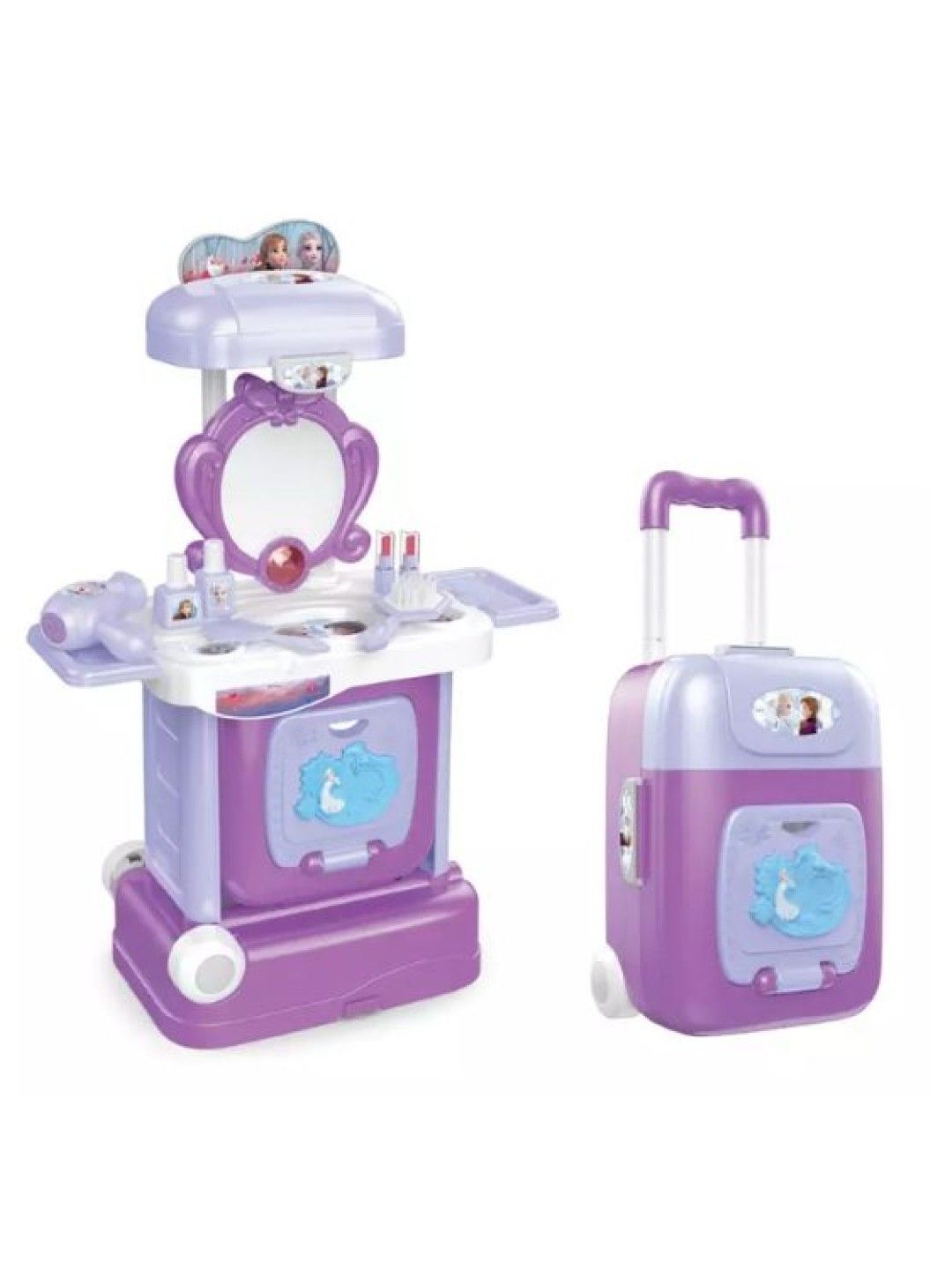 Disney Frozen 2 in 1 Beauty Trolley Suitcase (No Color- Image 2)