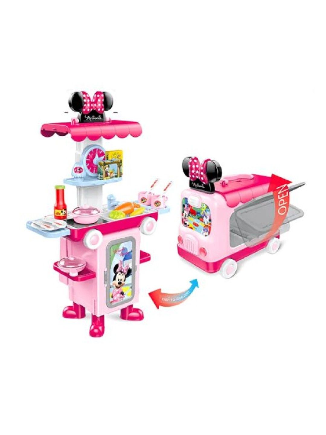 Disney Minnie 2 in 1 Tableware Transforming Bus