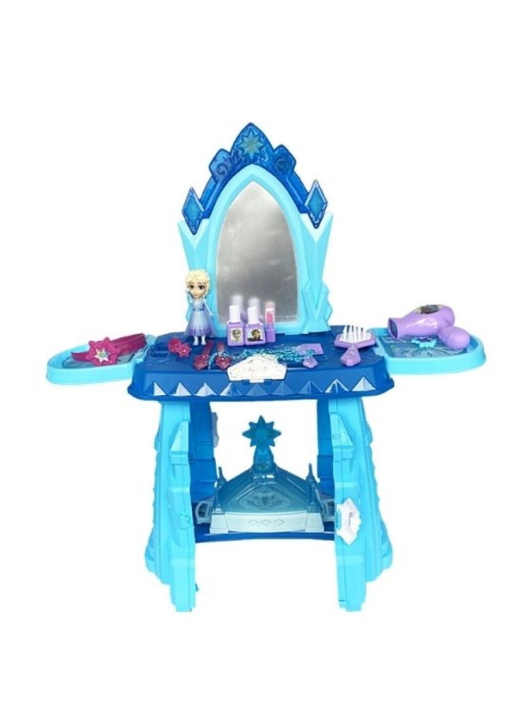 Disney Frozen 2 in 1 Snow Castle Magic Dresser Vanity Mini Figure and Lights & Sounds (No Color- Image 1)