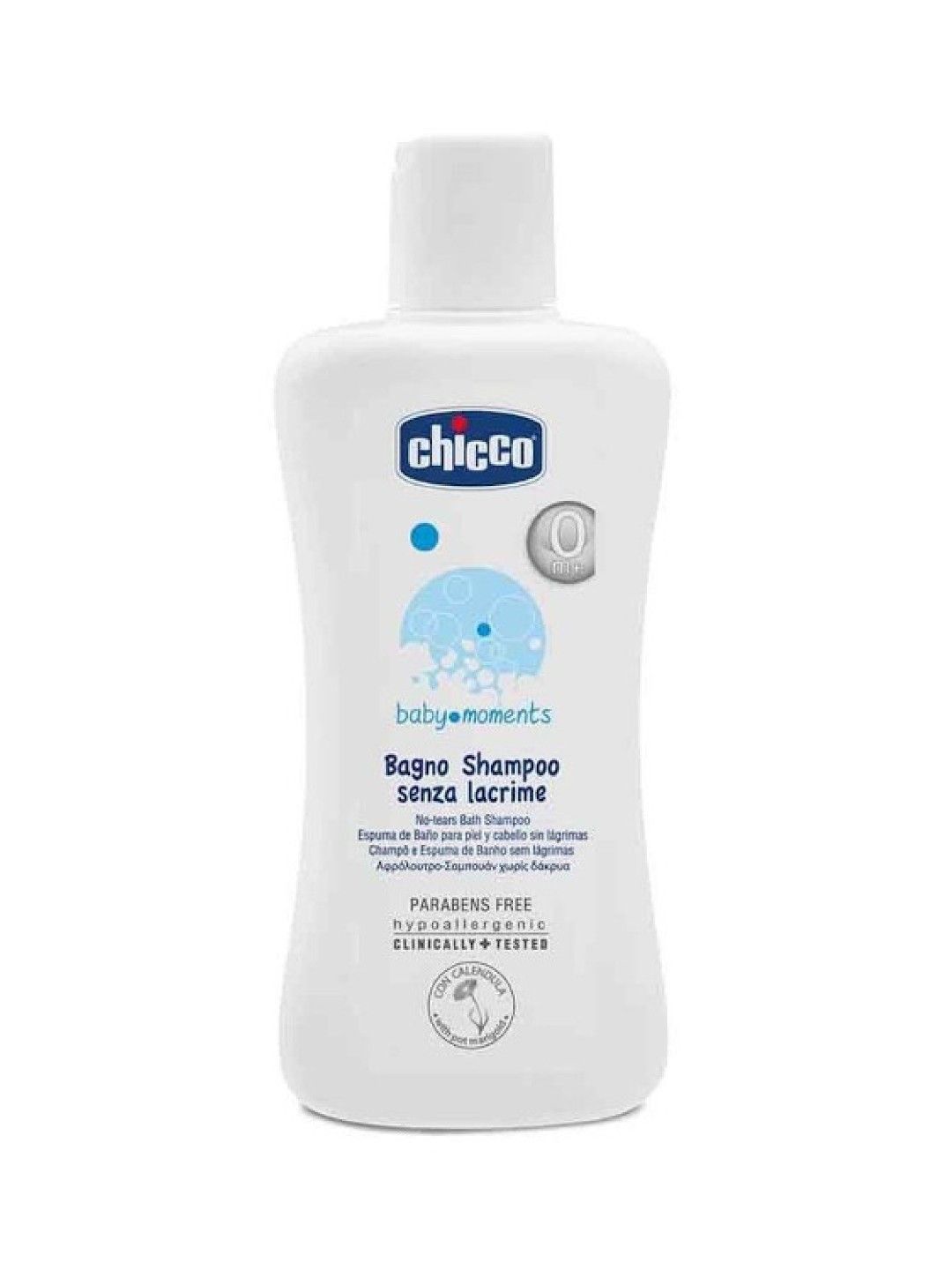 Chicco Baby Moments No Tears Bath Shampoo (200ml) (No Color- Image 1)