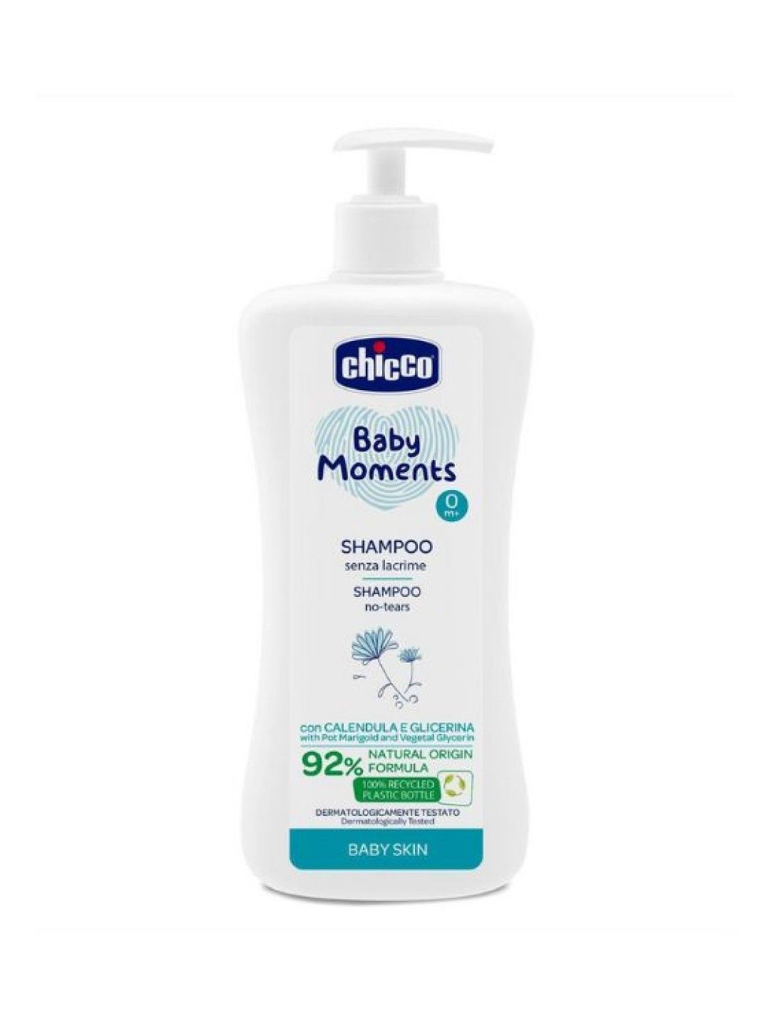 Chicco Baby Moments Shampoo 500ml (No Color- Image 1)