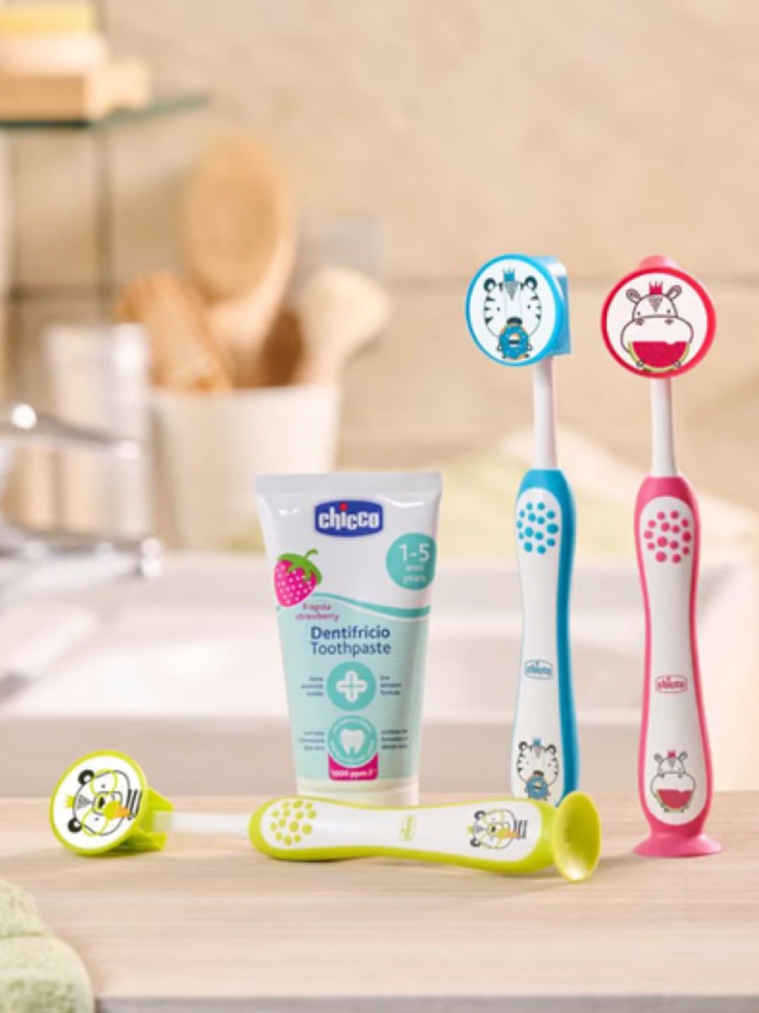 Chicco Hippo Toothbrush 3-6 years old (No Color- Image 3)