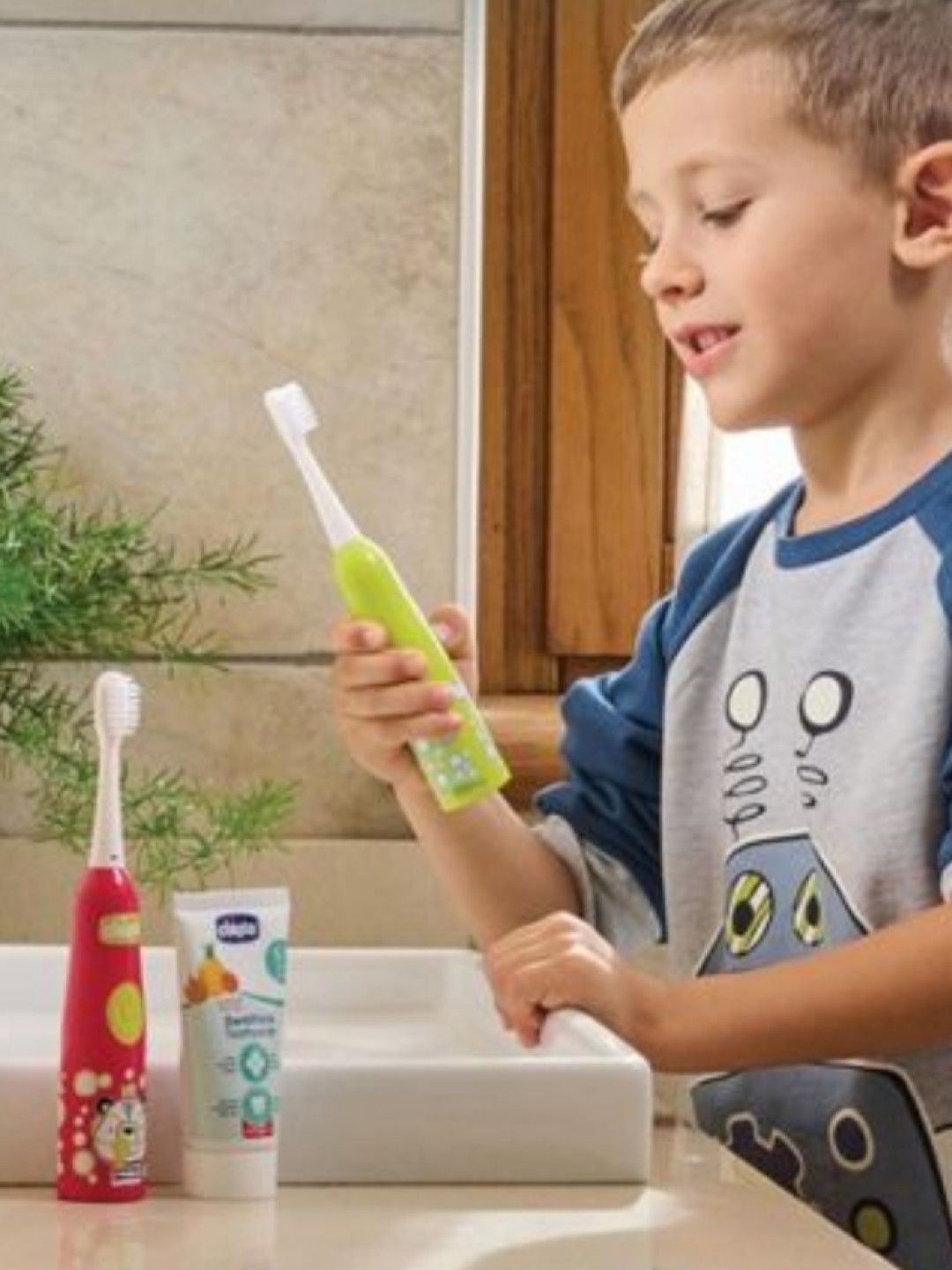 Chicco Panda Electric Toothbrush (No Color- Image 3)