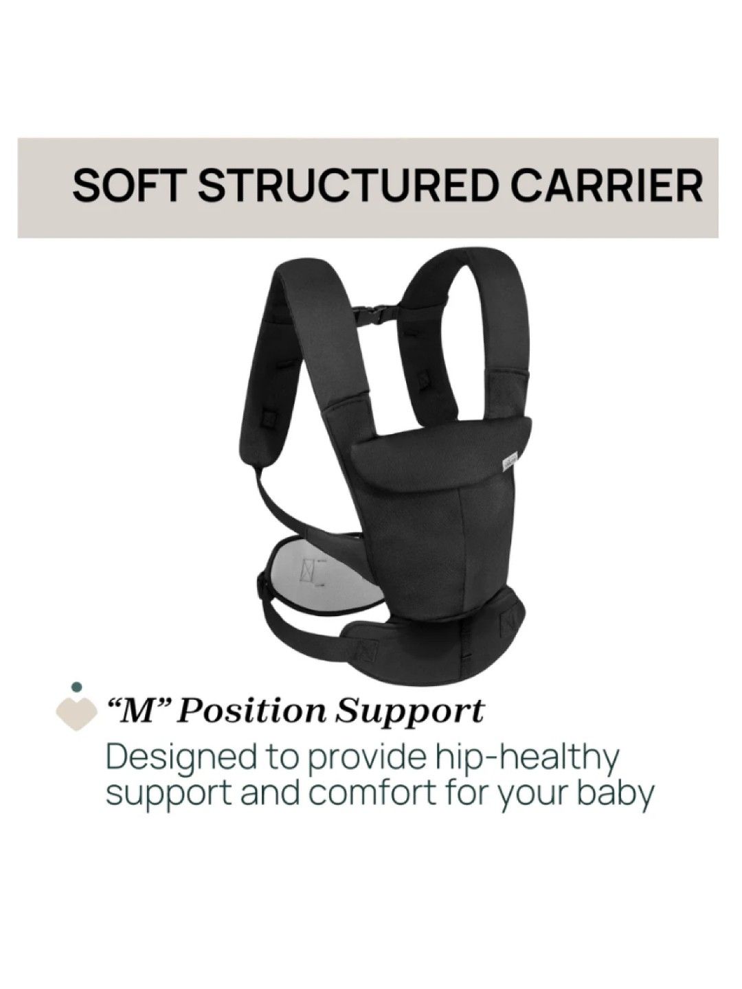 Chicco Snug Support Baby Carrier - Black (No Color- Image 2)