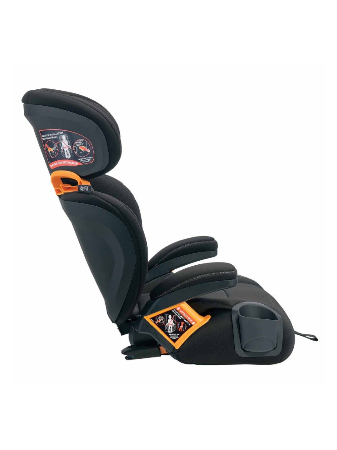 Chicco Kidfit Plus Cleartex Booster Seat - Obsidian (No Color- Image 3)