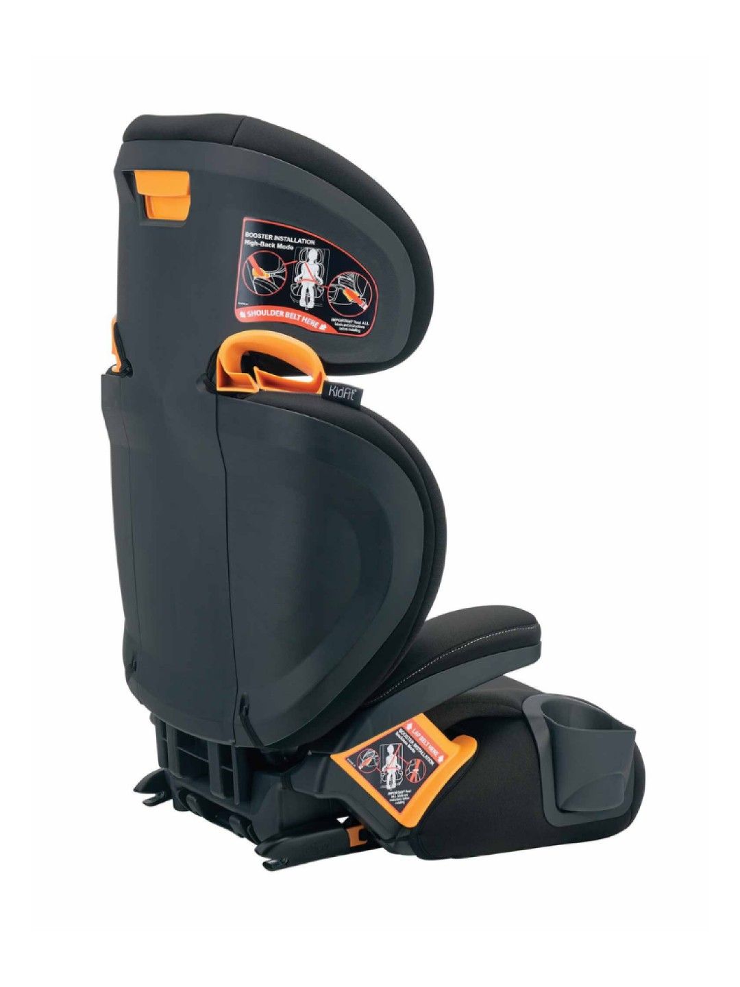 Chicco Kidfit Plus Cleartex Booster Seat - Obsidian (No Color- Image 4)