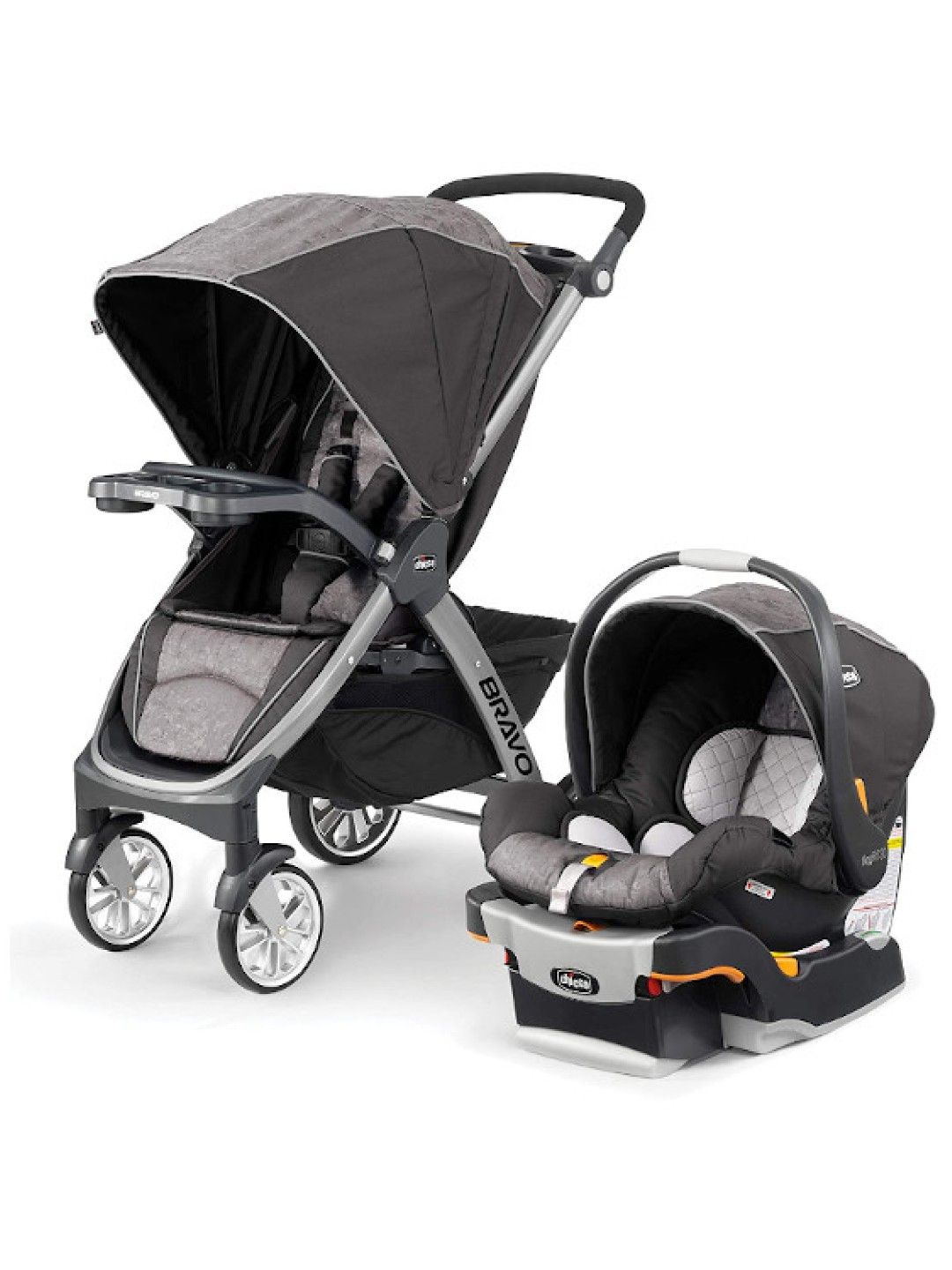 Chicco Bravo Travel System with Child Tray (Meridian- Image 1)